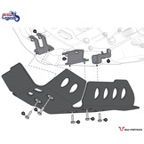 Sabot Moteur Heavy-Duty pour Triumph 400