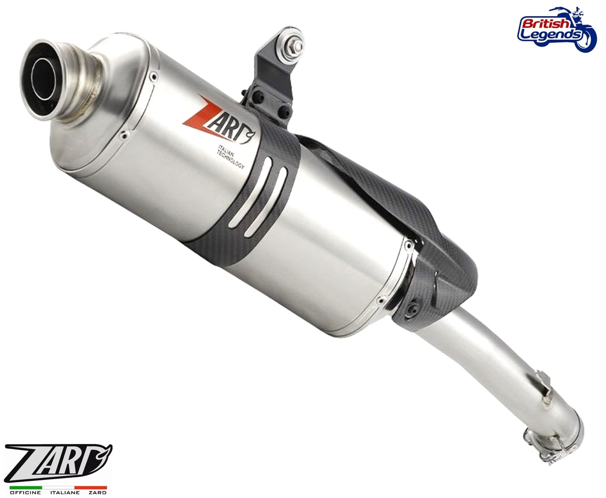 Zard Slip-On Silencer for Triumph Tiger 900