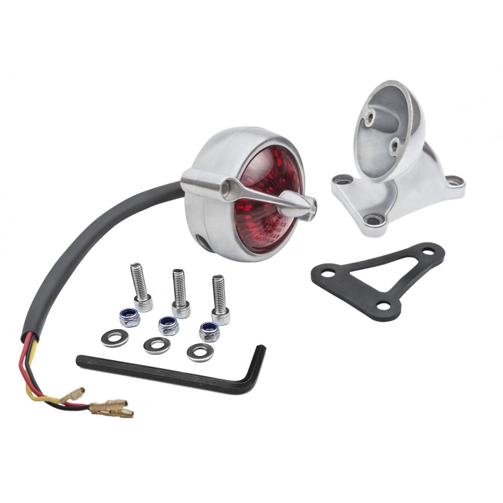 Bel Air Taillight on Bracket - Polished