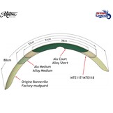 Front Fender in Aluminum for Triumph Twins