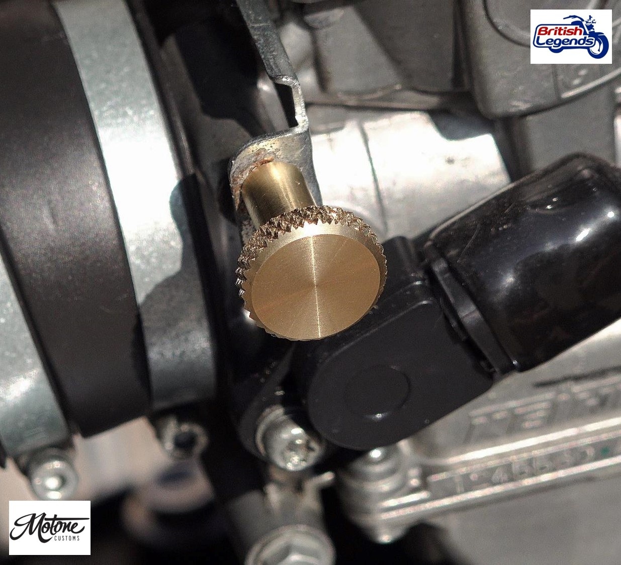 Flat-Track Choke Handle for Triumph Twins