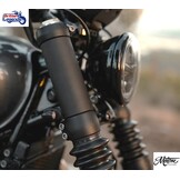 Black Alloy Fork Sleeves for Triumph Bobber