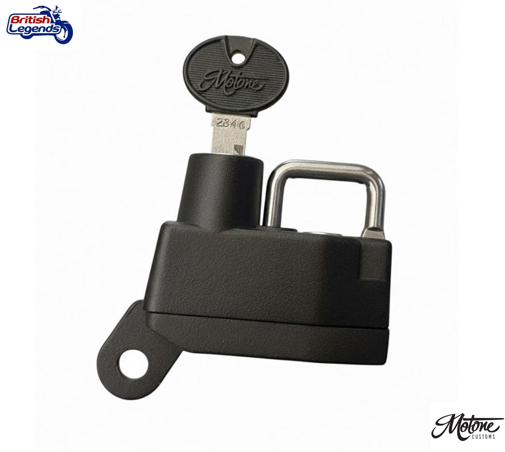 Helmet Lock for Triumph Bobber