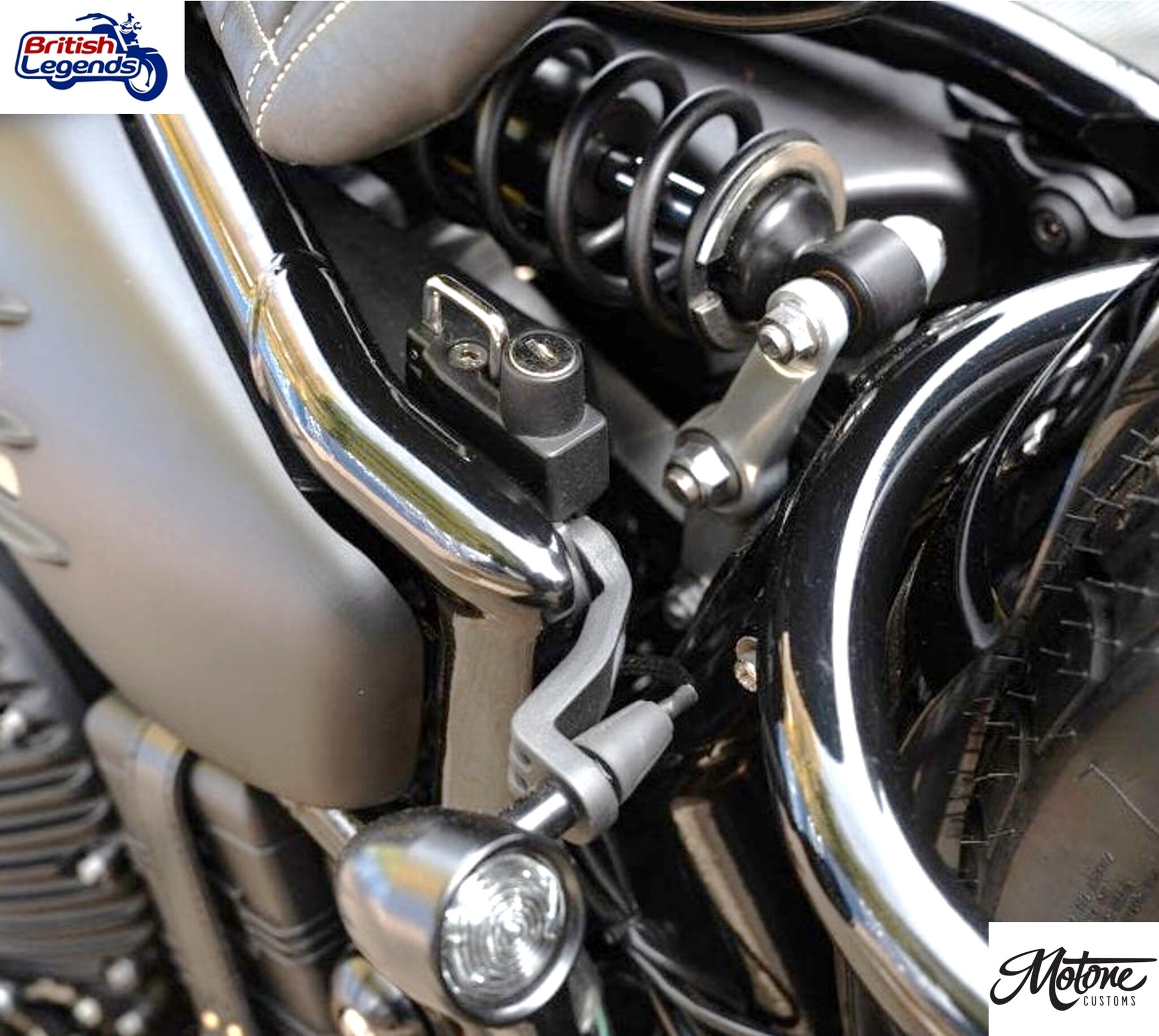 Helmet Lock for Triumph Bobber