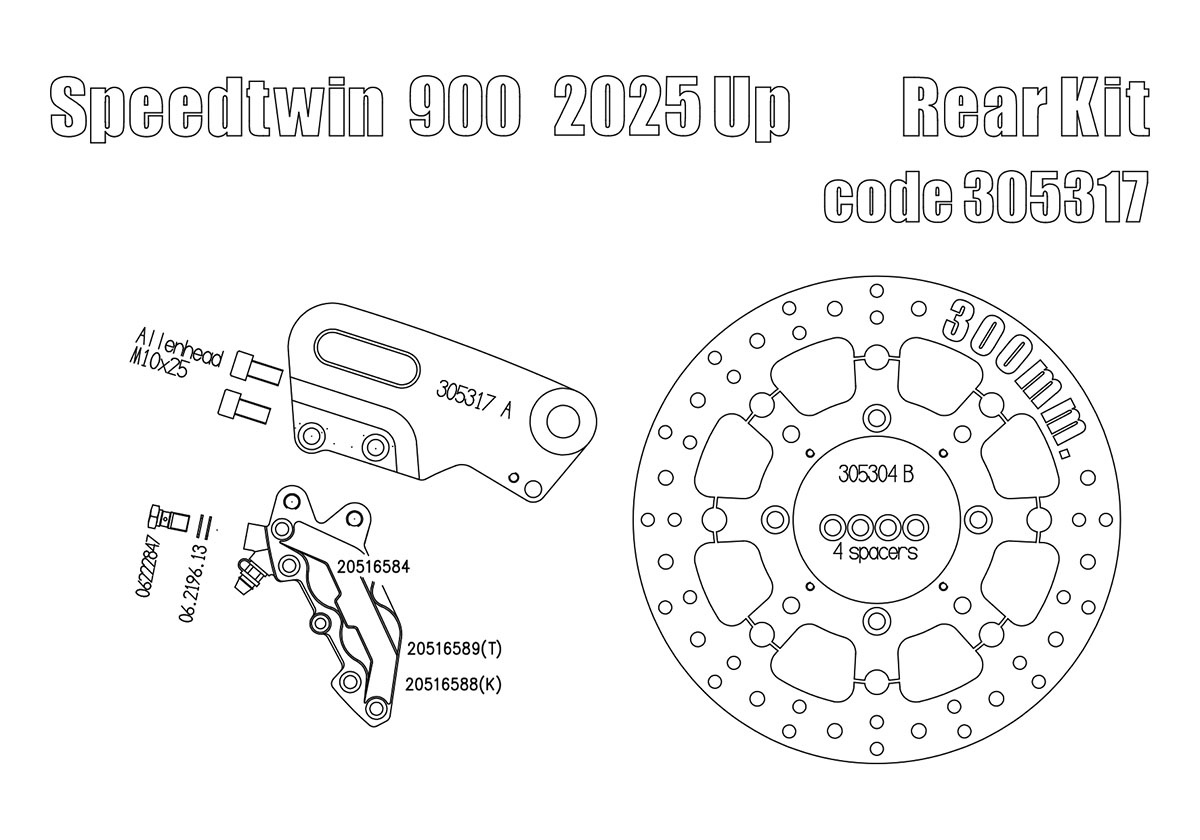 Brembo Kits for Triumph Street Twin & Speed Twin 900
