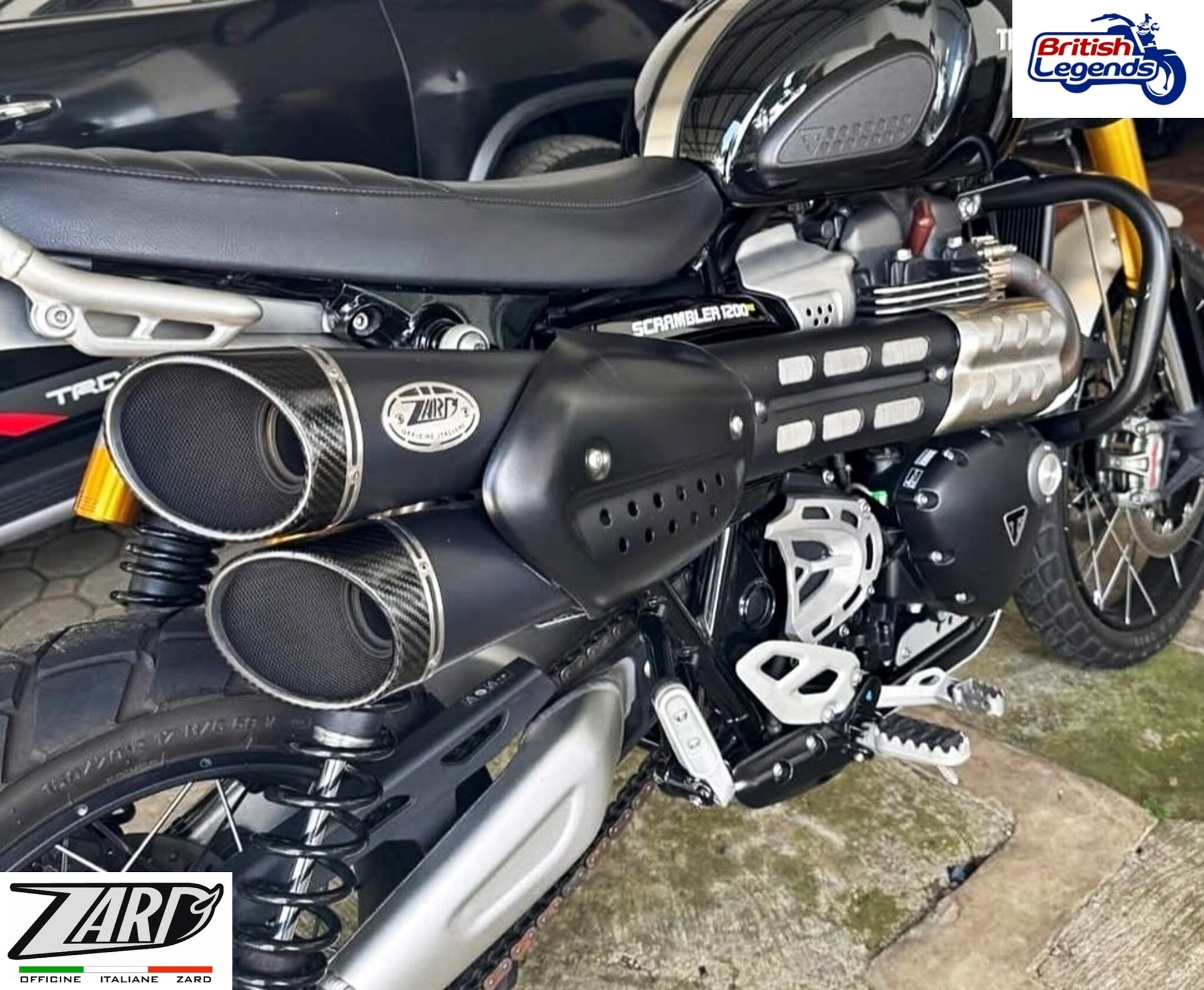 Silencieux Zard pour Triumph Scrambler 1200