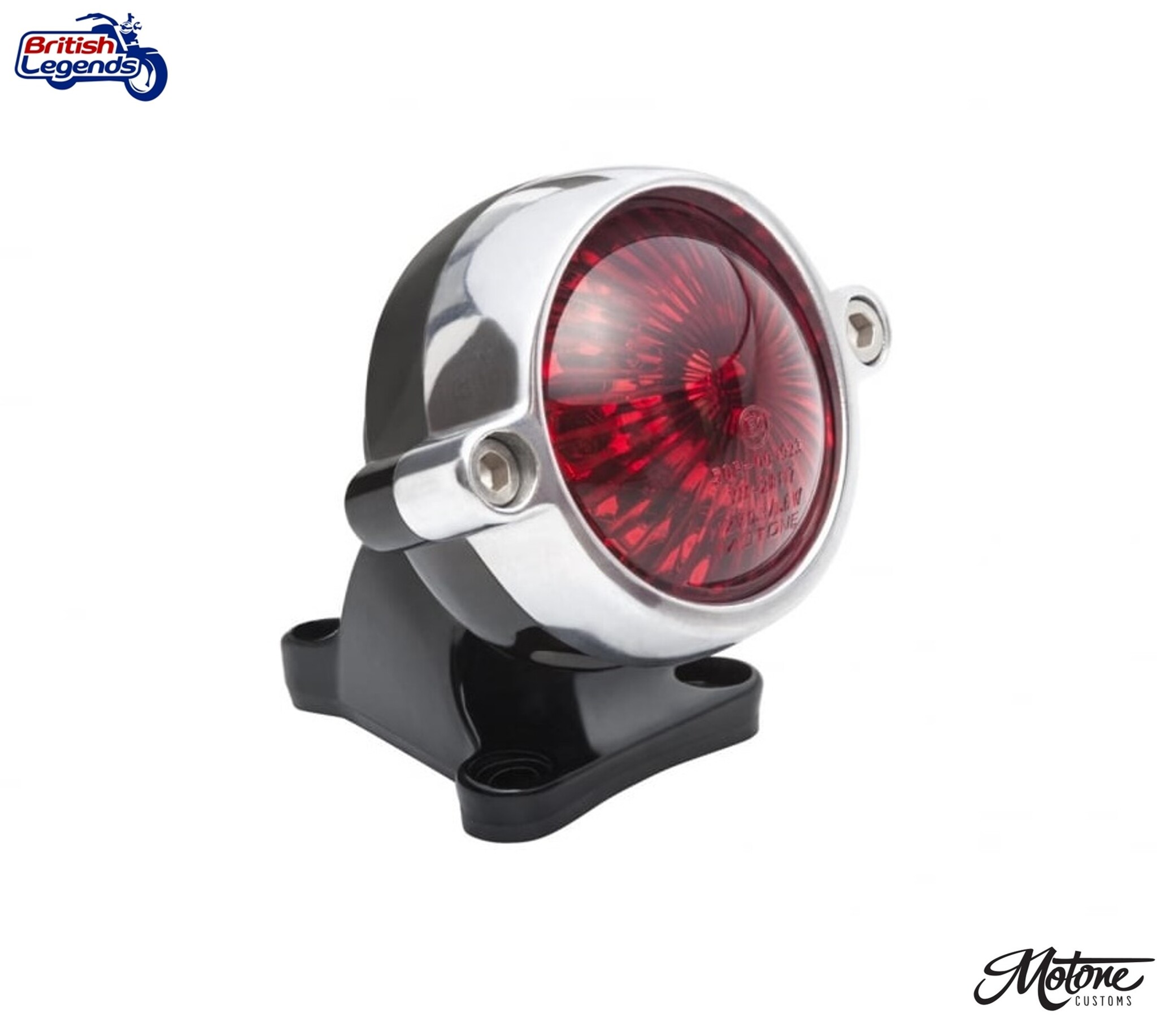 Solid Alloy Taillight on Bracket by Motone