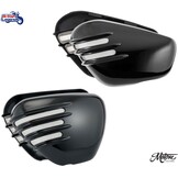 Tapas laterales perforadas "Flat-Track" Triumph Twins
