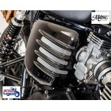 Tapas laterales perforadas "Flat-Track" Triumph Twins