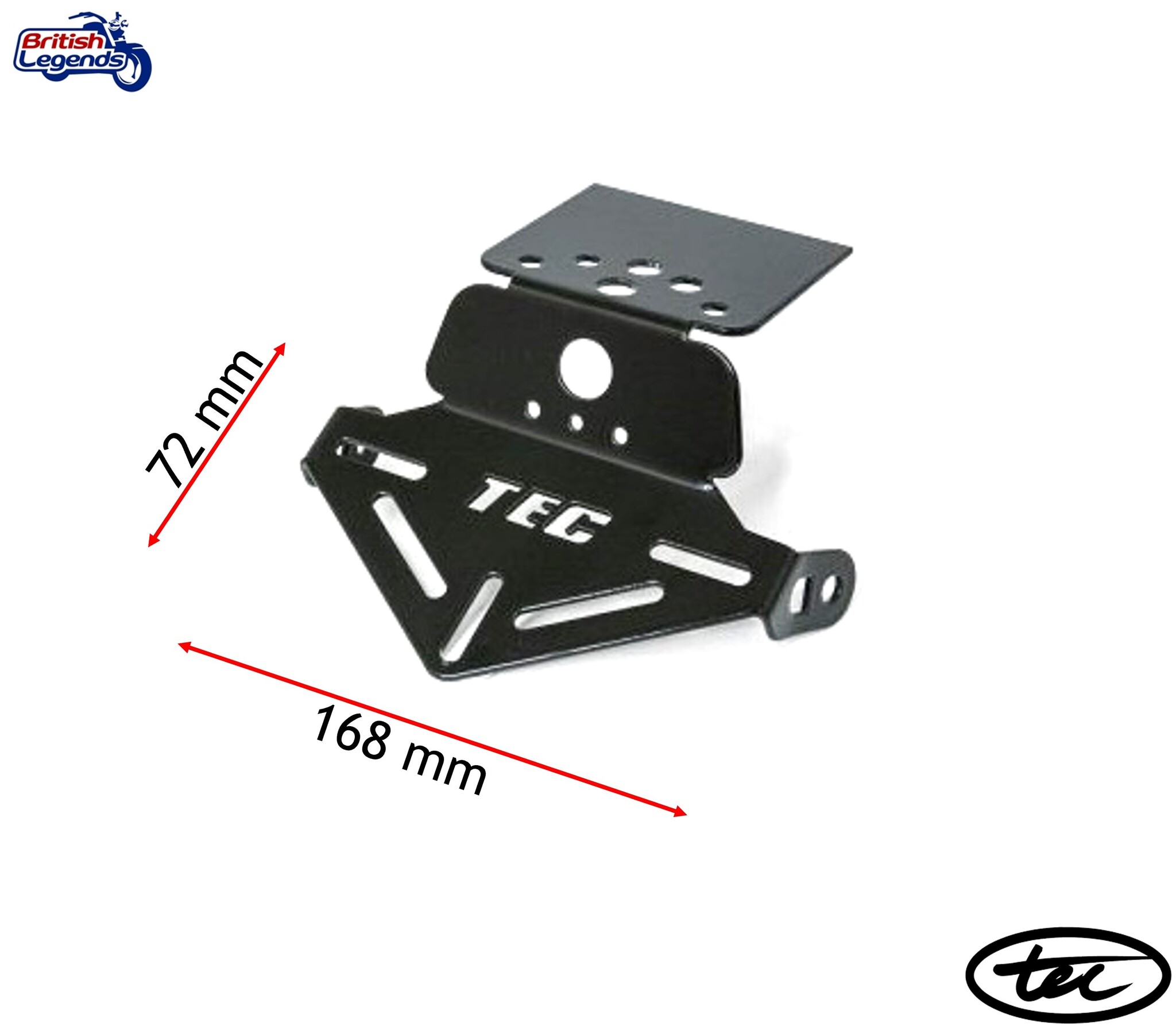 Short License Plate Bracket for Scrambler 1200