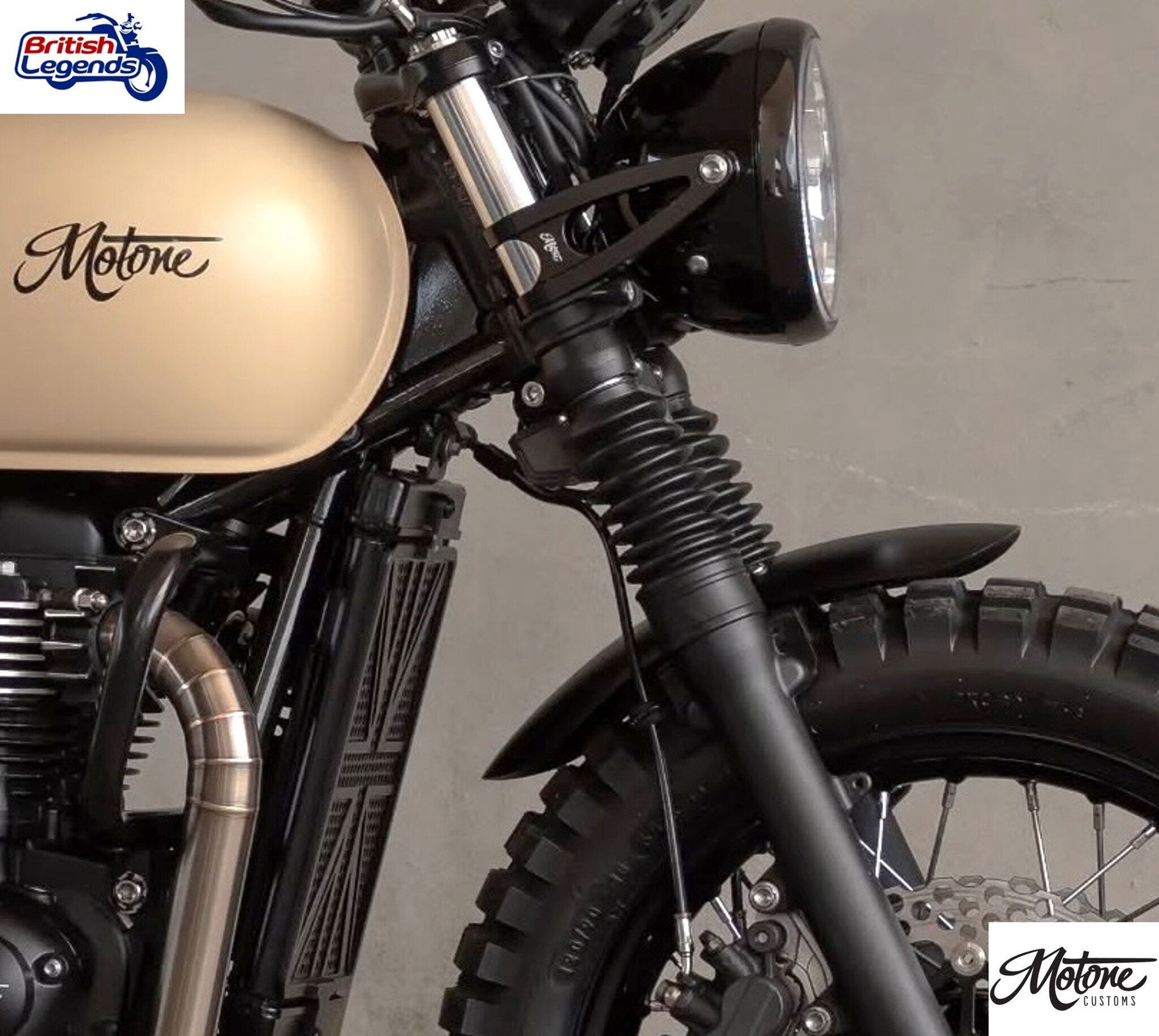 Guardabarros delantero para Triumph Twins