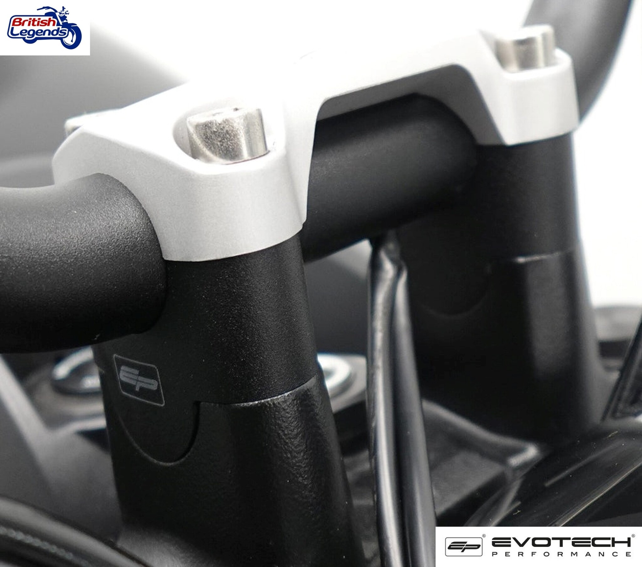 Handlebar Risers +25mm for Triumph Trident