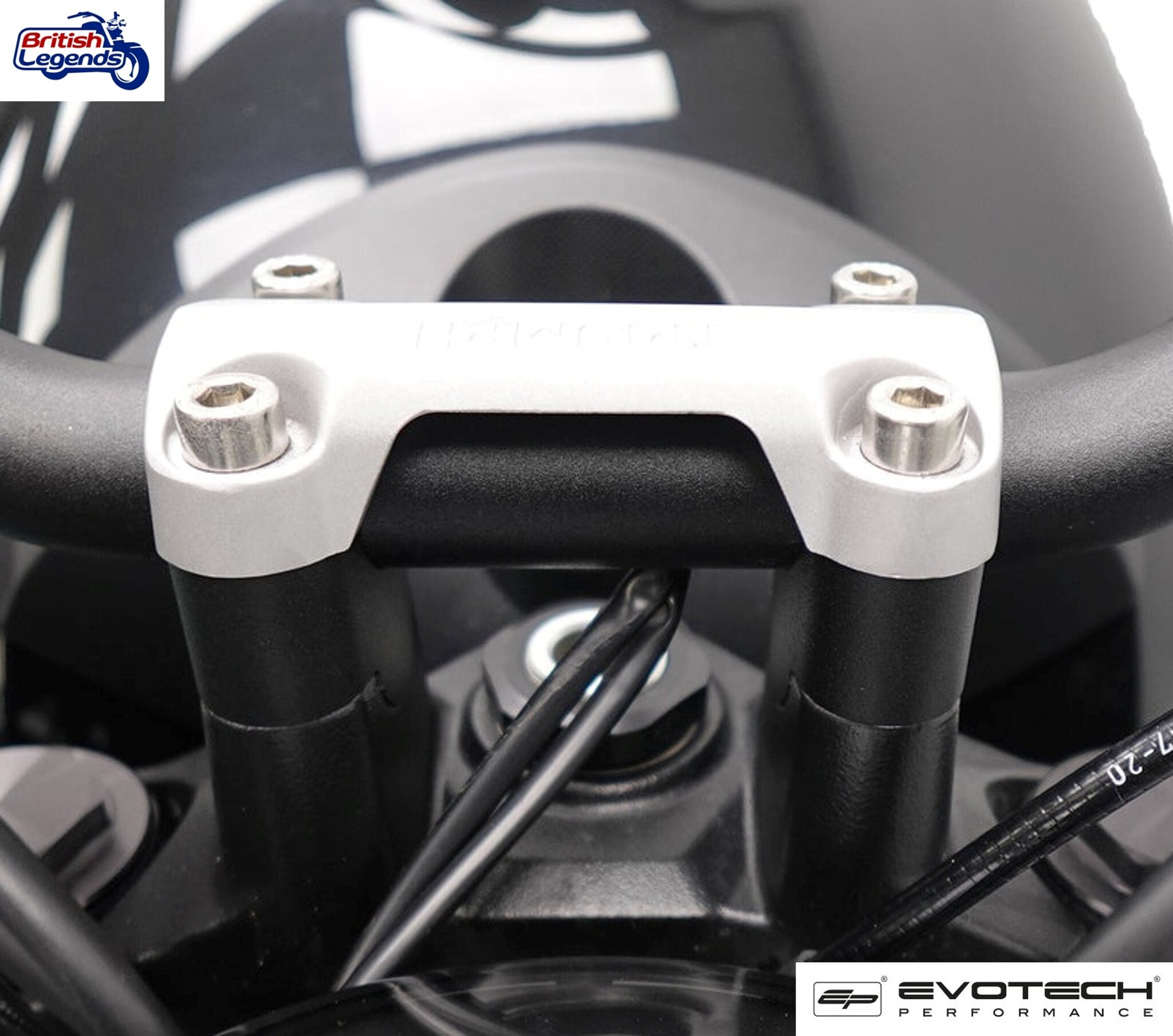 Handlebar Risers +25mm for Triumph Trident