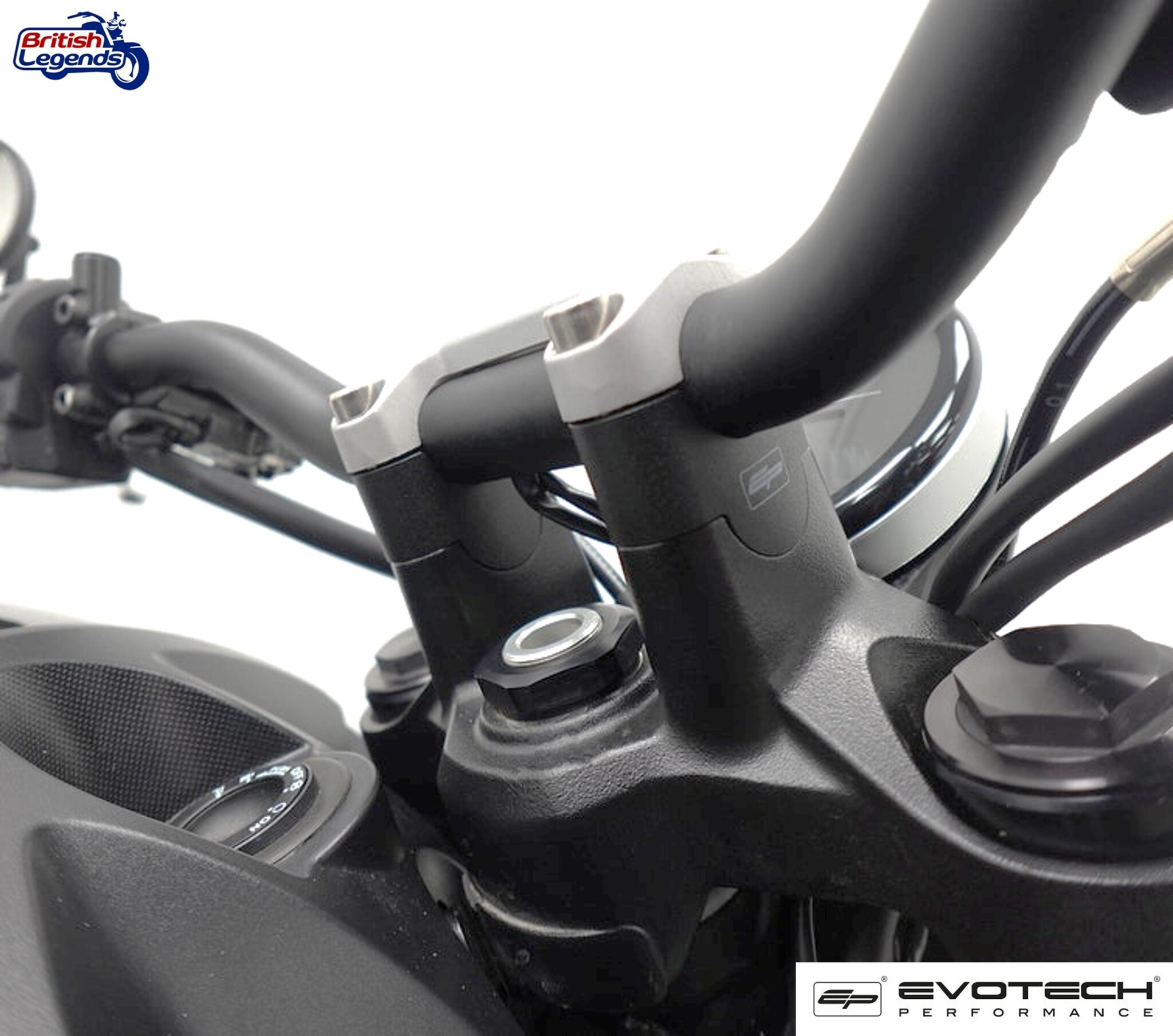 Elevadores de Manillar +25 mm para Triumph Trident