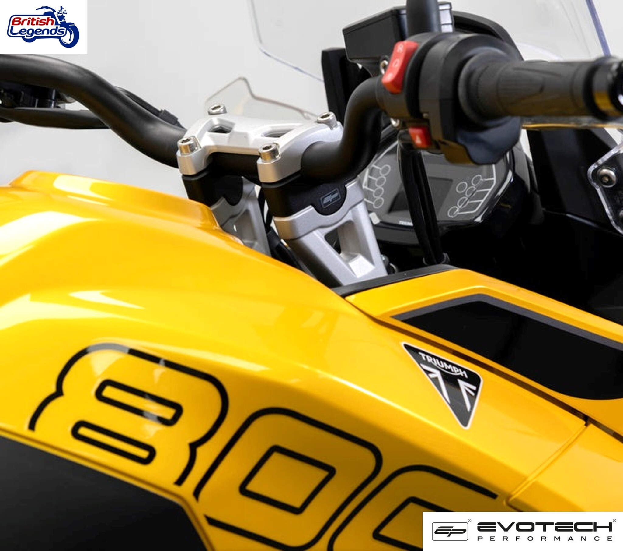 Rehausses  de Pontets pour Triumph Tiger Sport 800