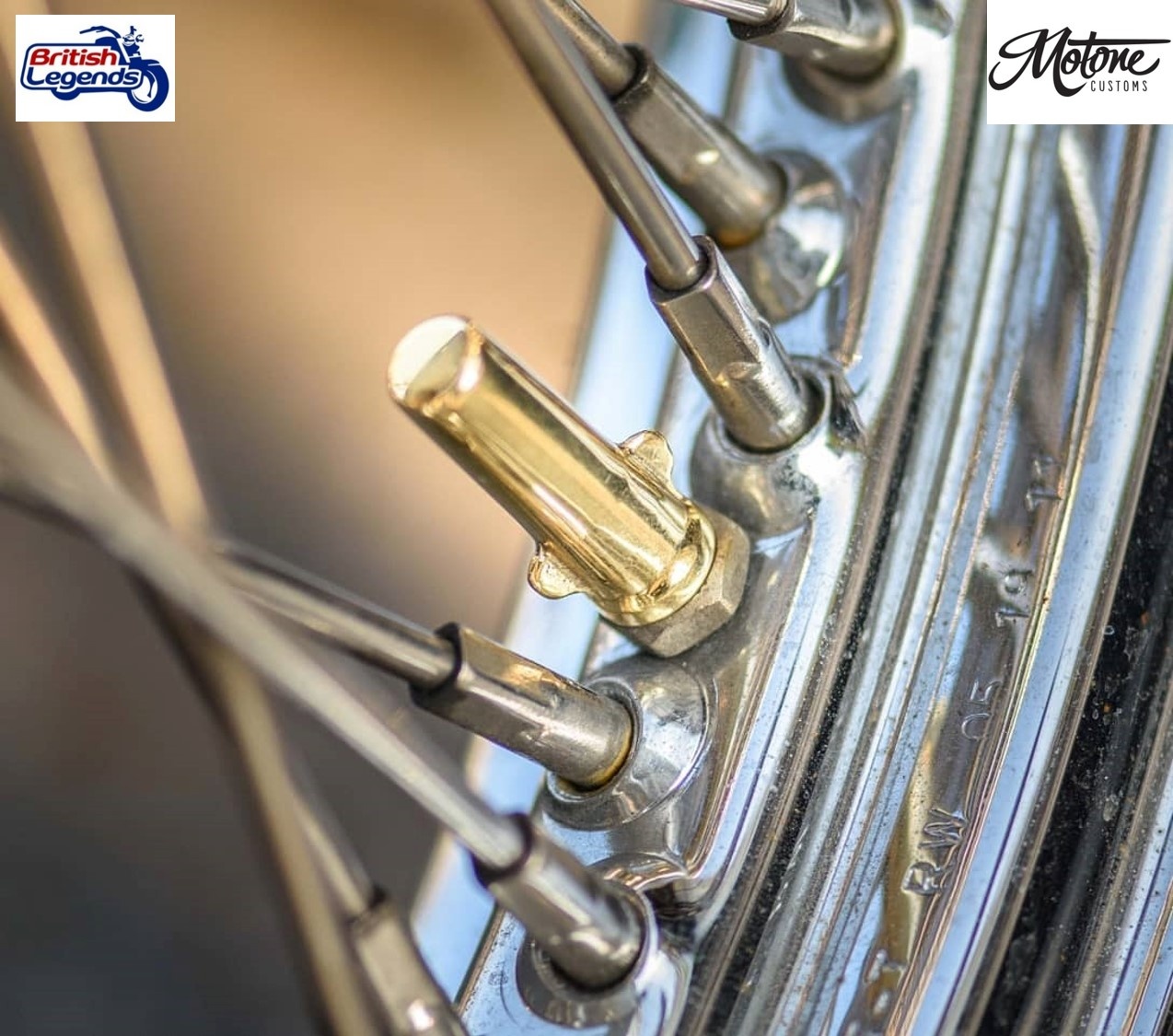 Vintage-Style Tyre Valve Caps (pair)