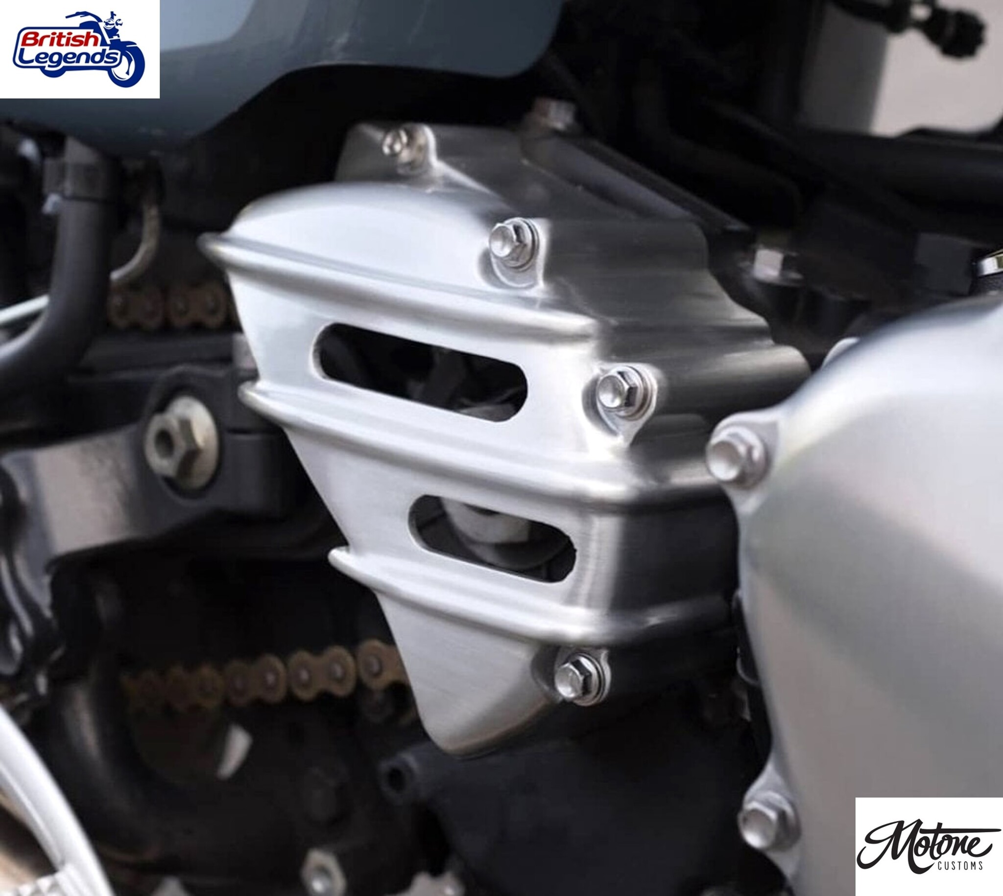 Flat-Track Sprocket Cover for Triumph Twins