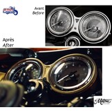 Enjoliveur de Compteurs Noir/Bronze