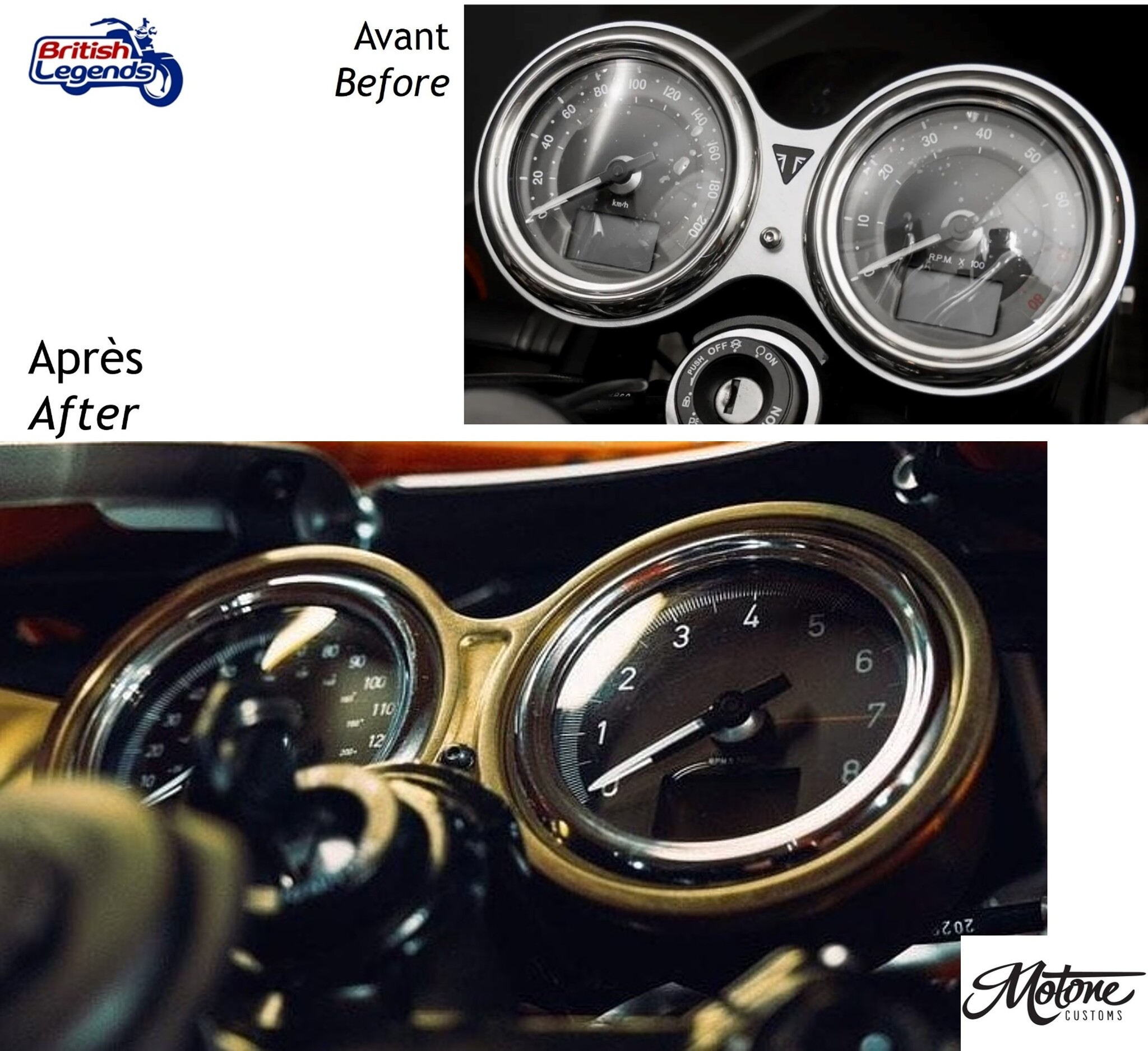 Black/Brass Dashboard Cover