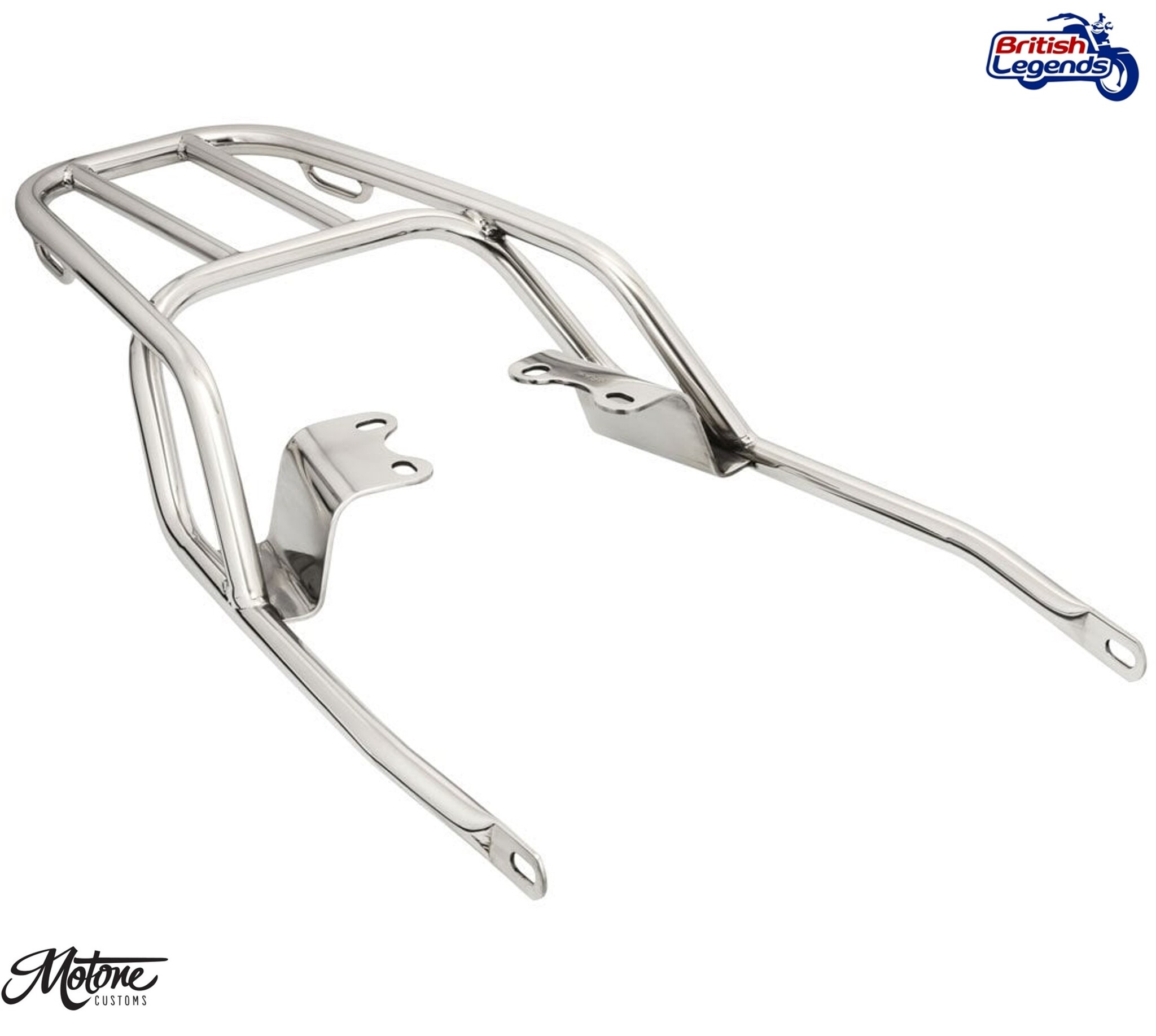 Portaequipajes de Inox para Triumph Twins