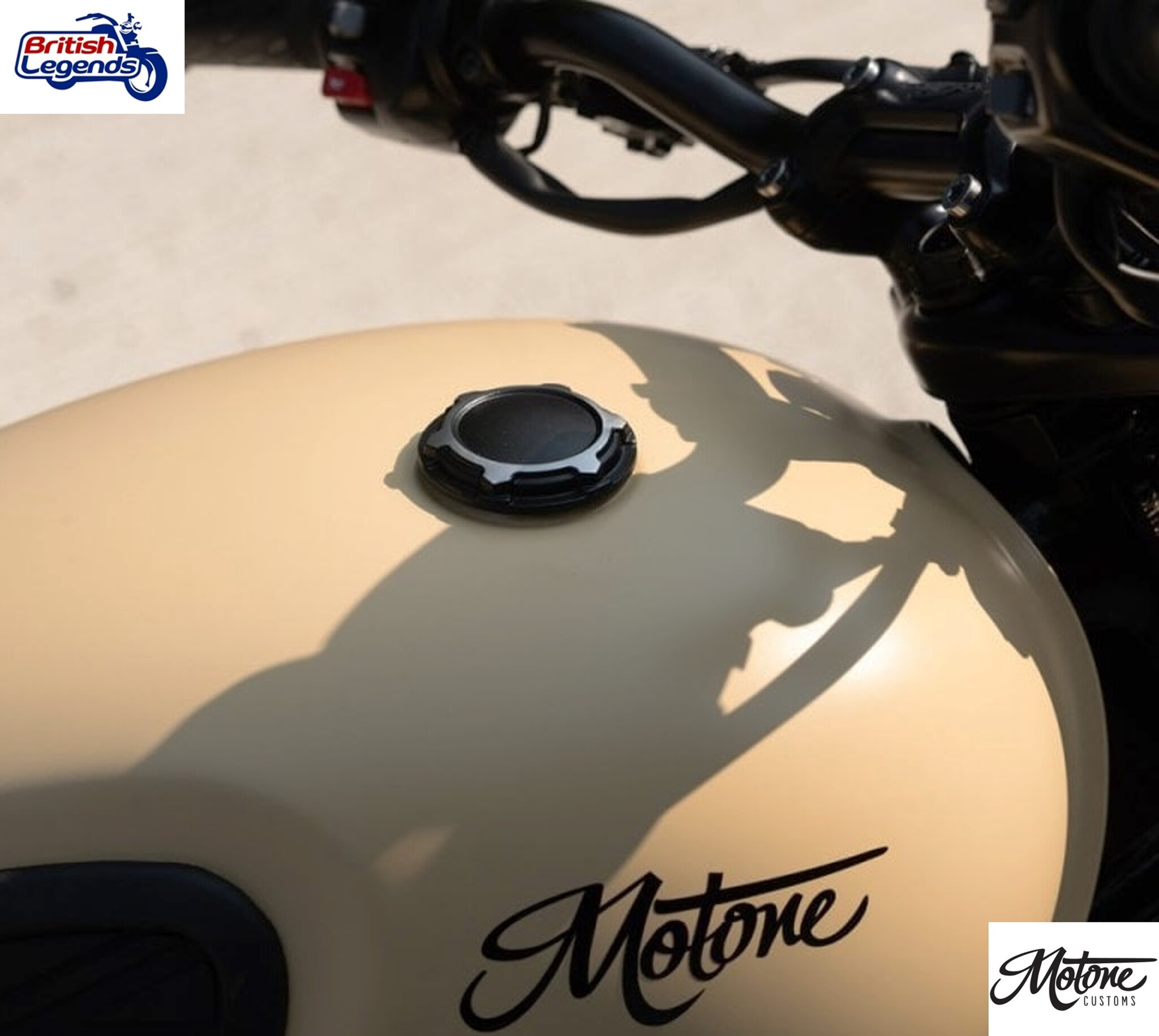 Low Profile Fuel Cap for Triumph motorbikes