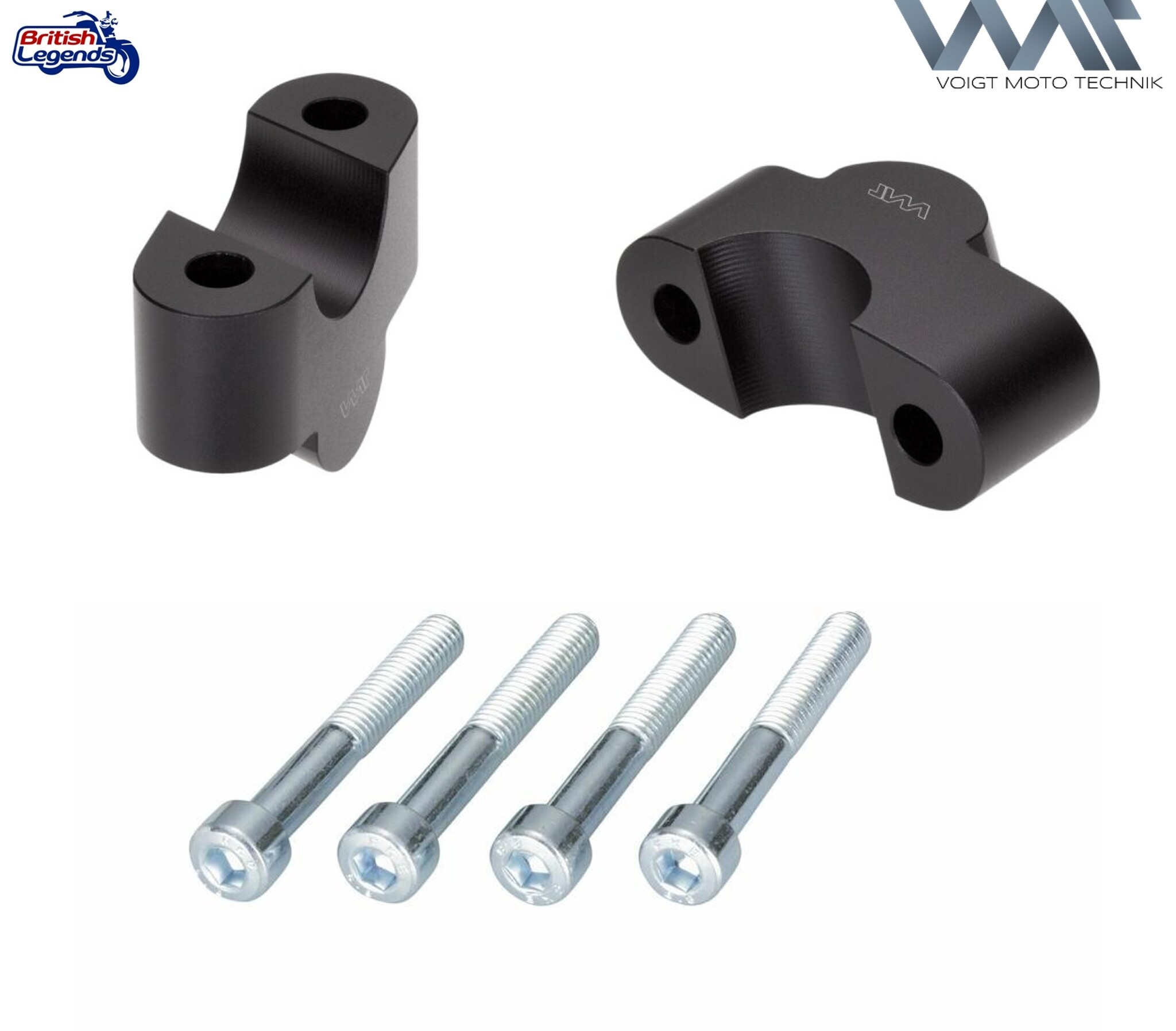 Handlebar Risers for Triumph Bonneville T100/T120