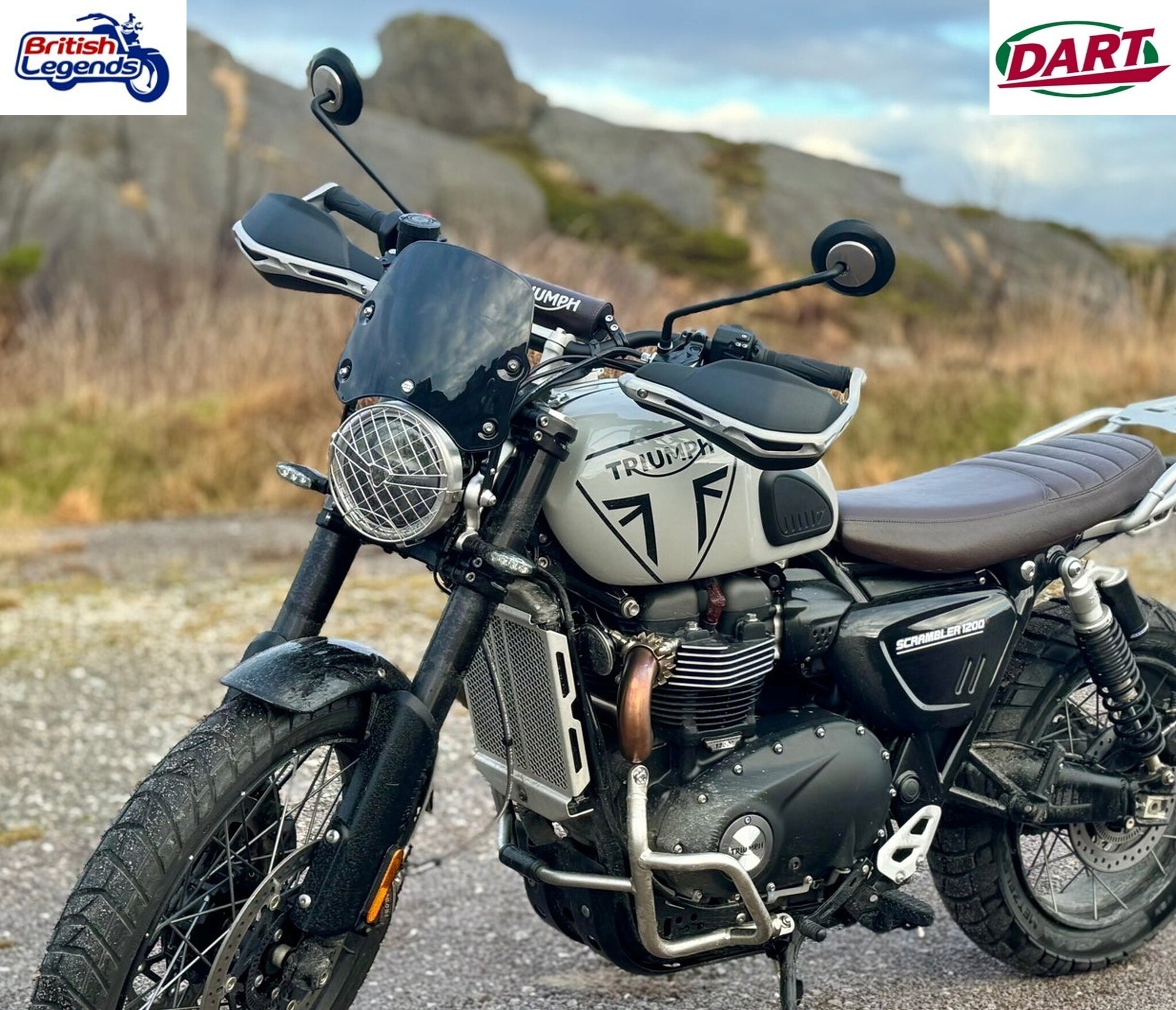 Parabrisas Dart para Triumph Scrambler 1200