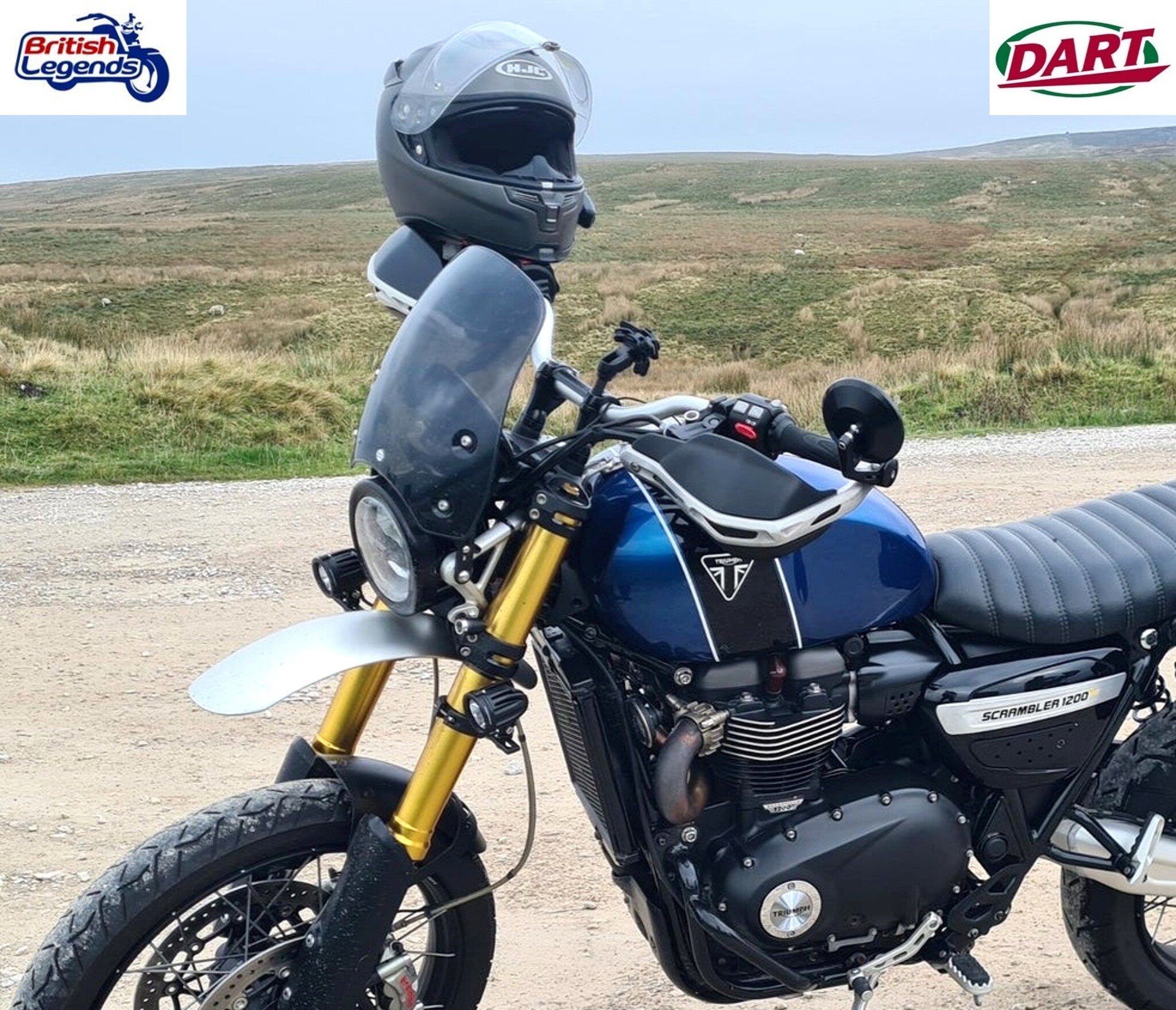 Pare-Brise Dart pour Triumph Scrambler 1200