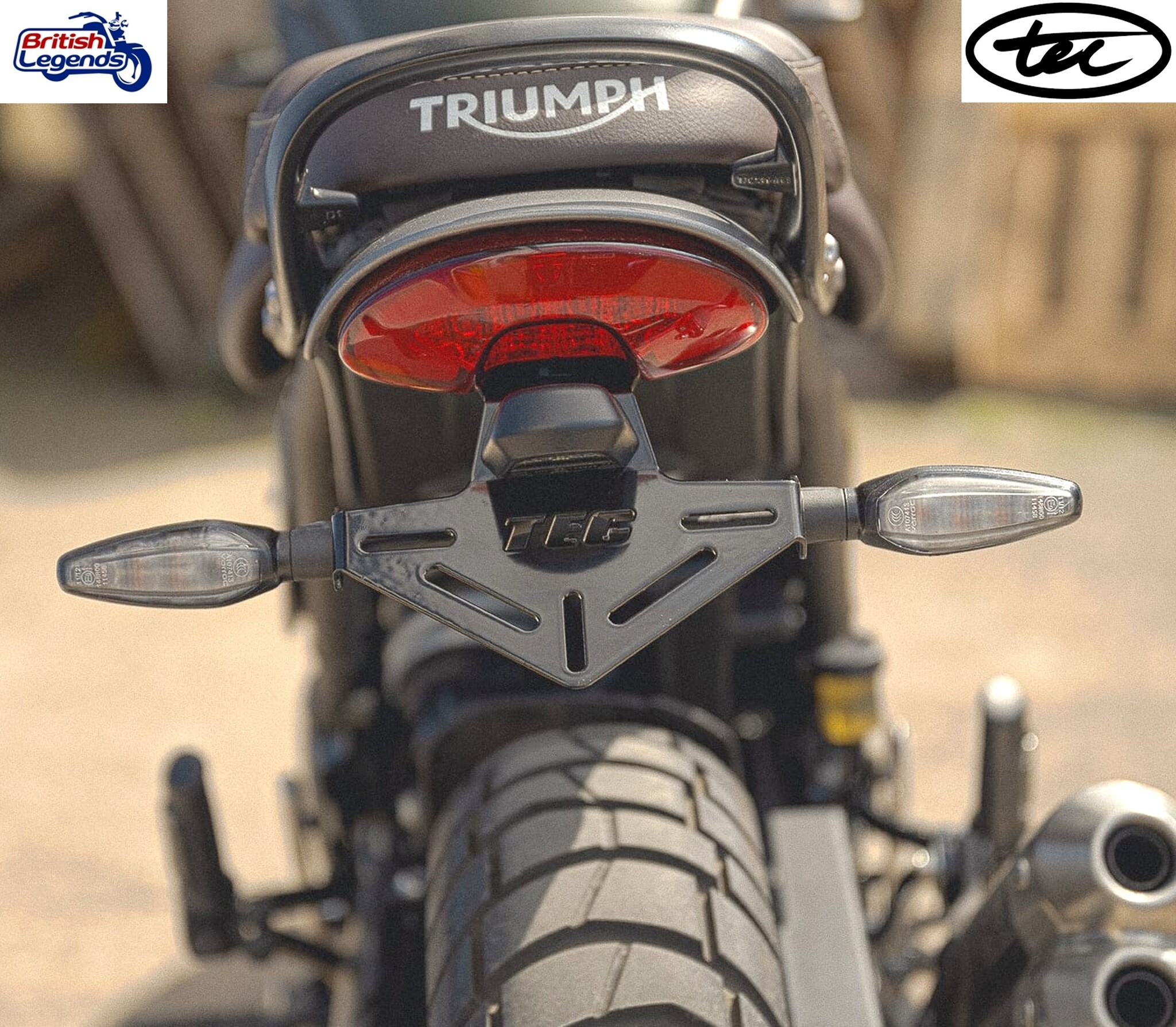 High License Plate Bracket for Speed/Scrambler 400