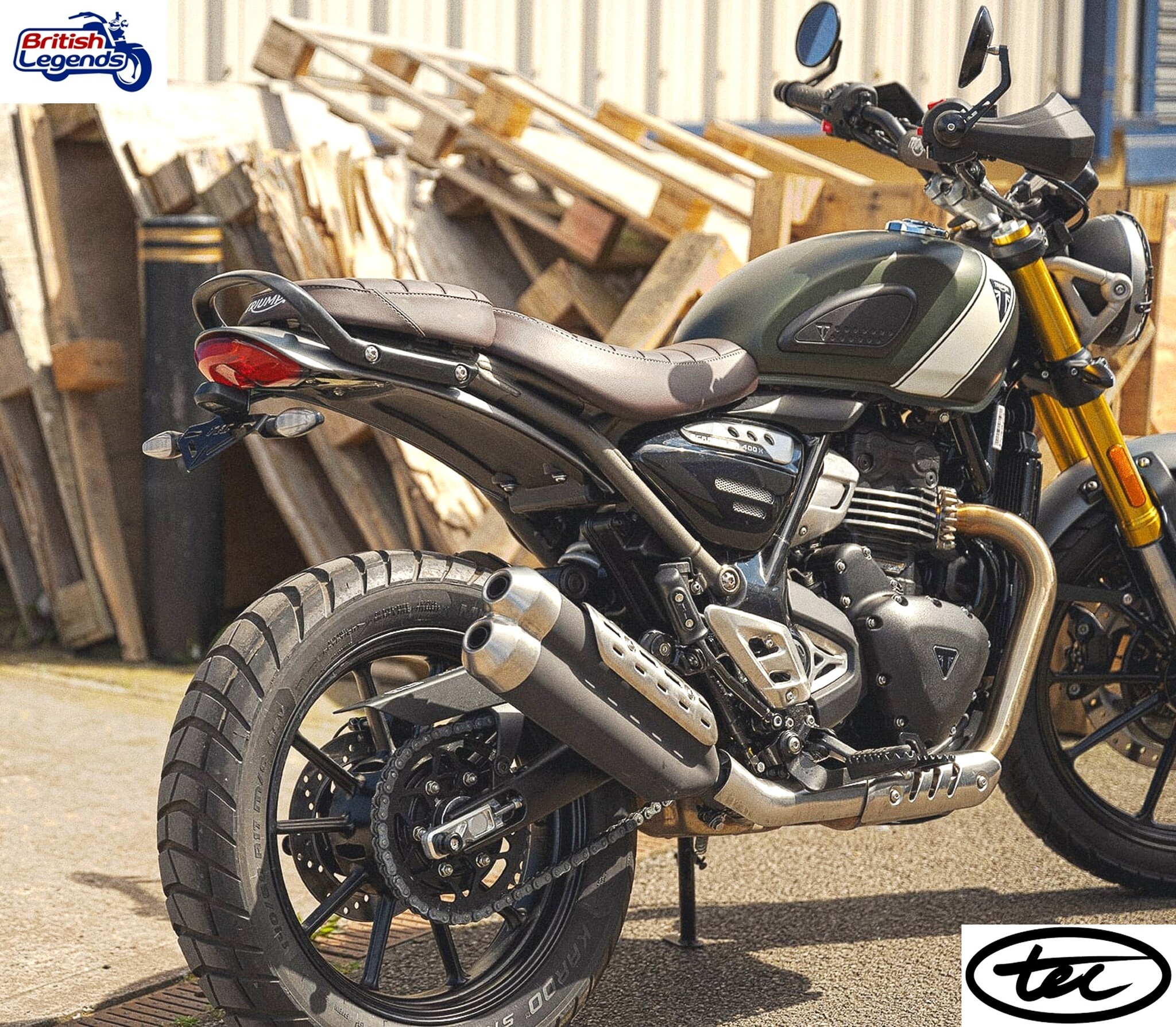 Porte-Plaque Court pour Triumph 400cc (2024+)