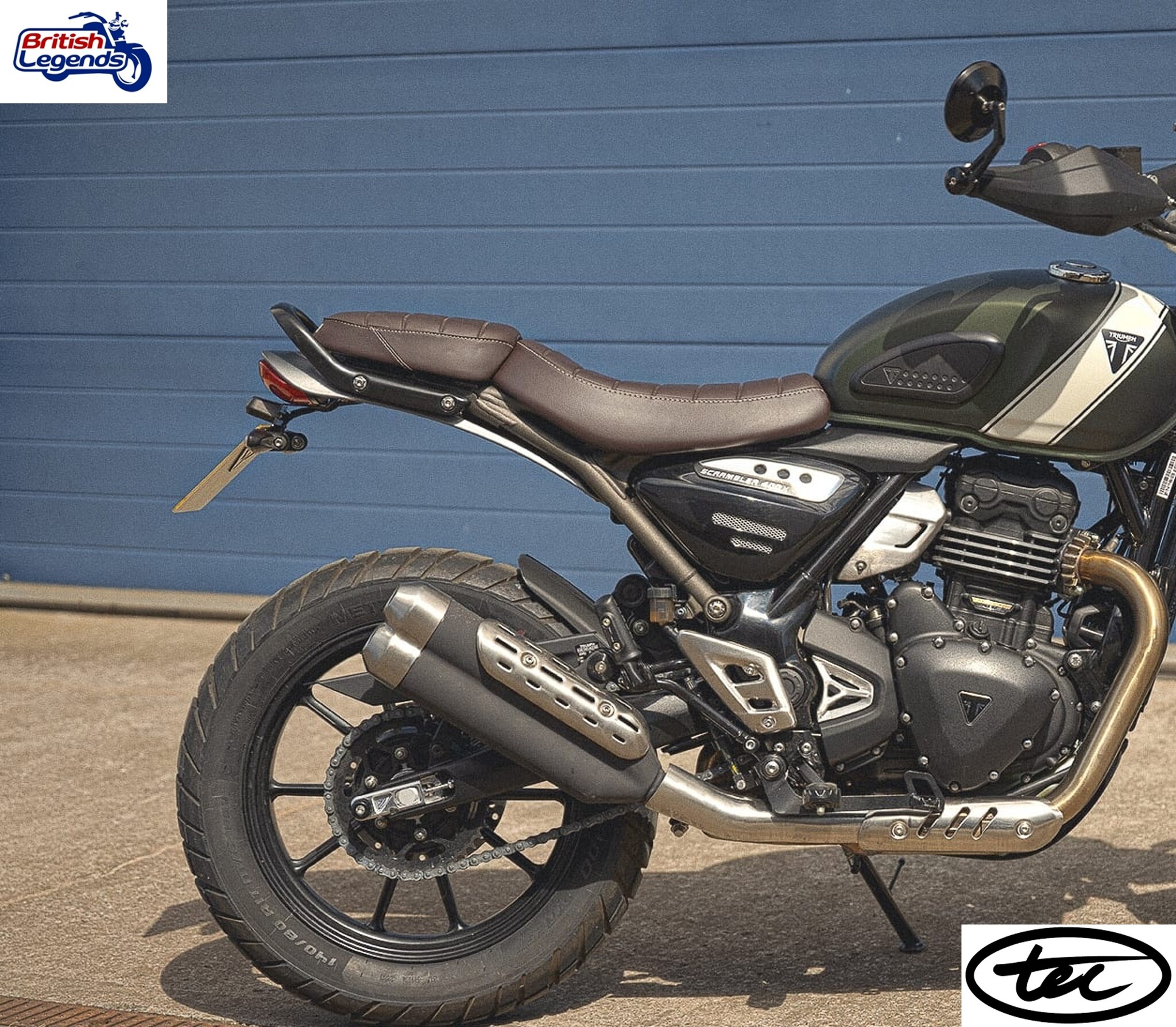 Soporte Matrícula Corto para Triumph 400cc (2024+)