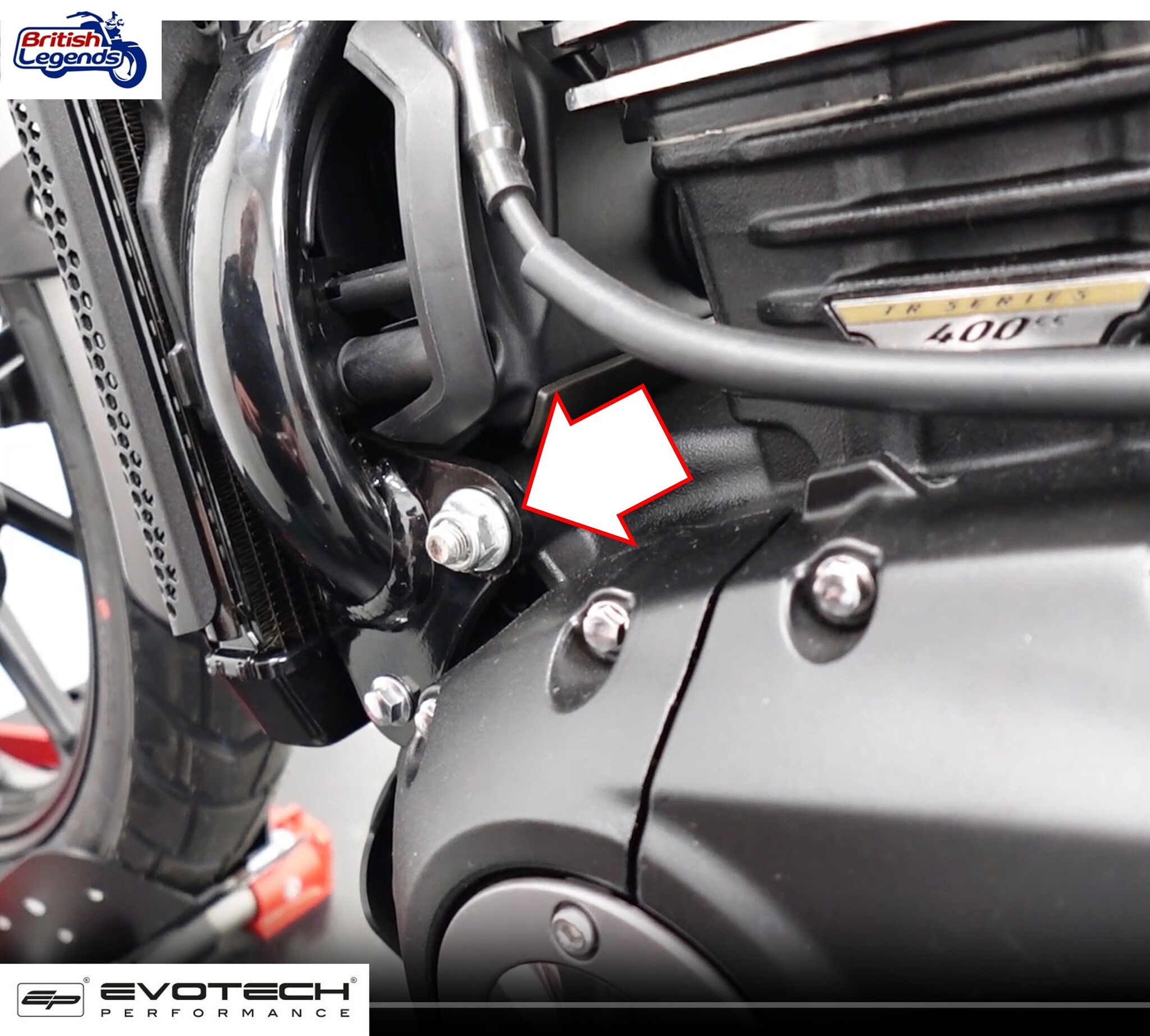 Bobines de protection moteur pour Triumph 400