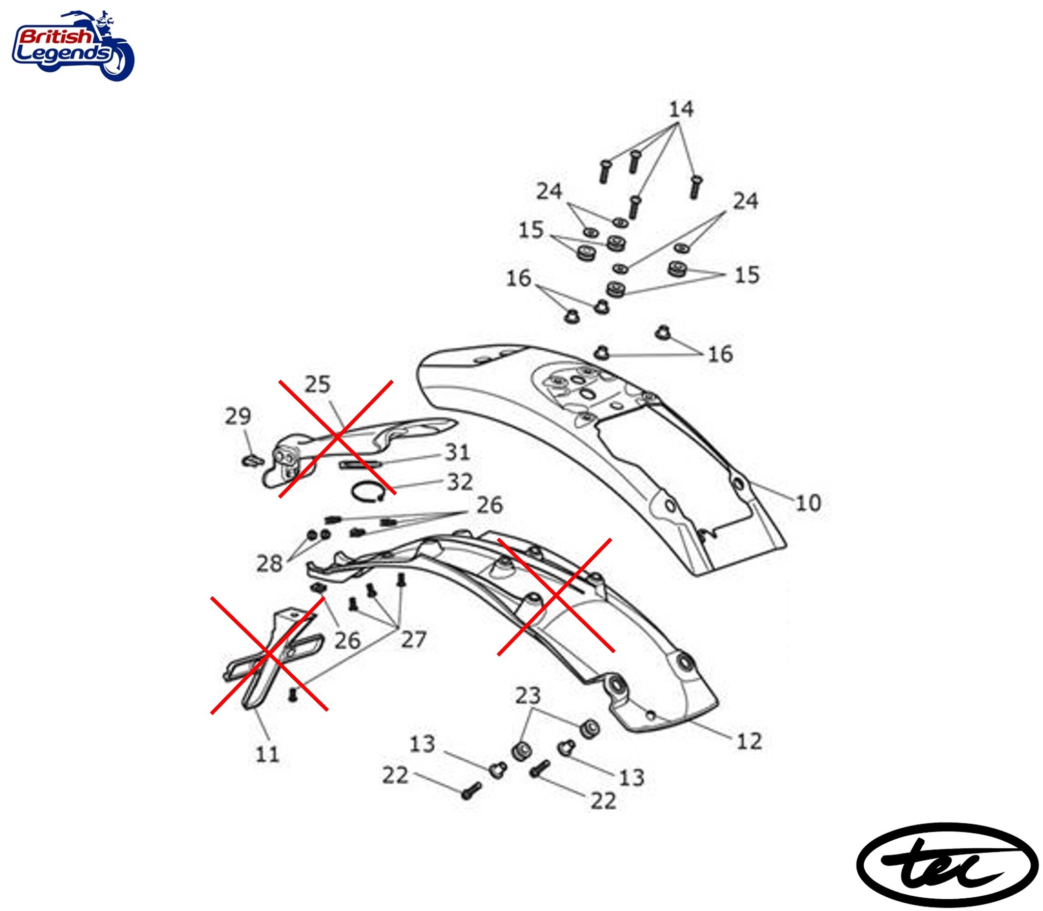 Porte-Plaque Court pour Triumph Scrambler 1200