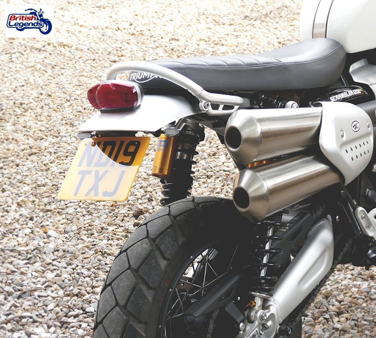 Porte-Plaque Court pour Triumph Scrambler 1200