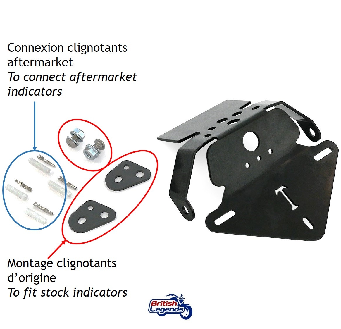 Short License Plate Bracket for Scrambler 1200