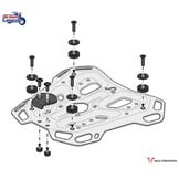 Porte-Paquet & Support Top-Case pour Triumph Tiger