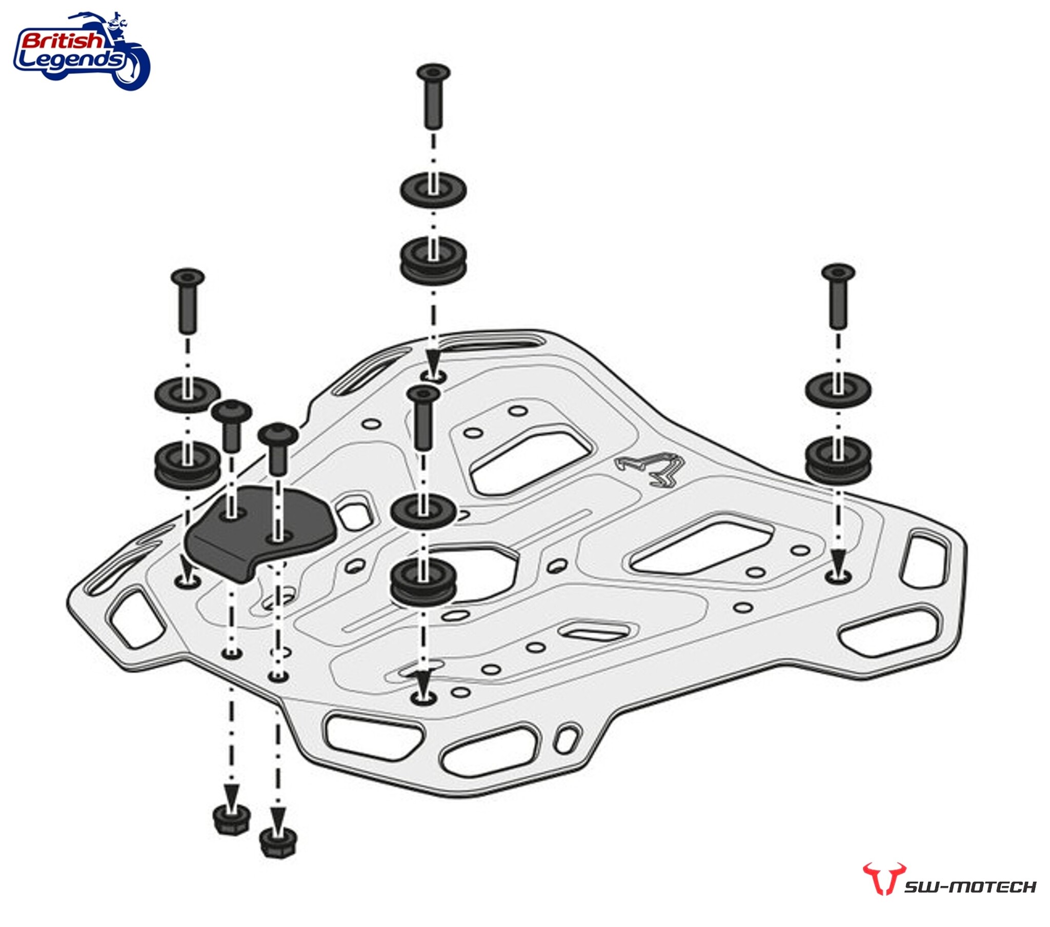 Luggage Rack & Top-Case for Triumph Tiger