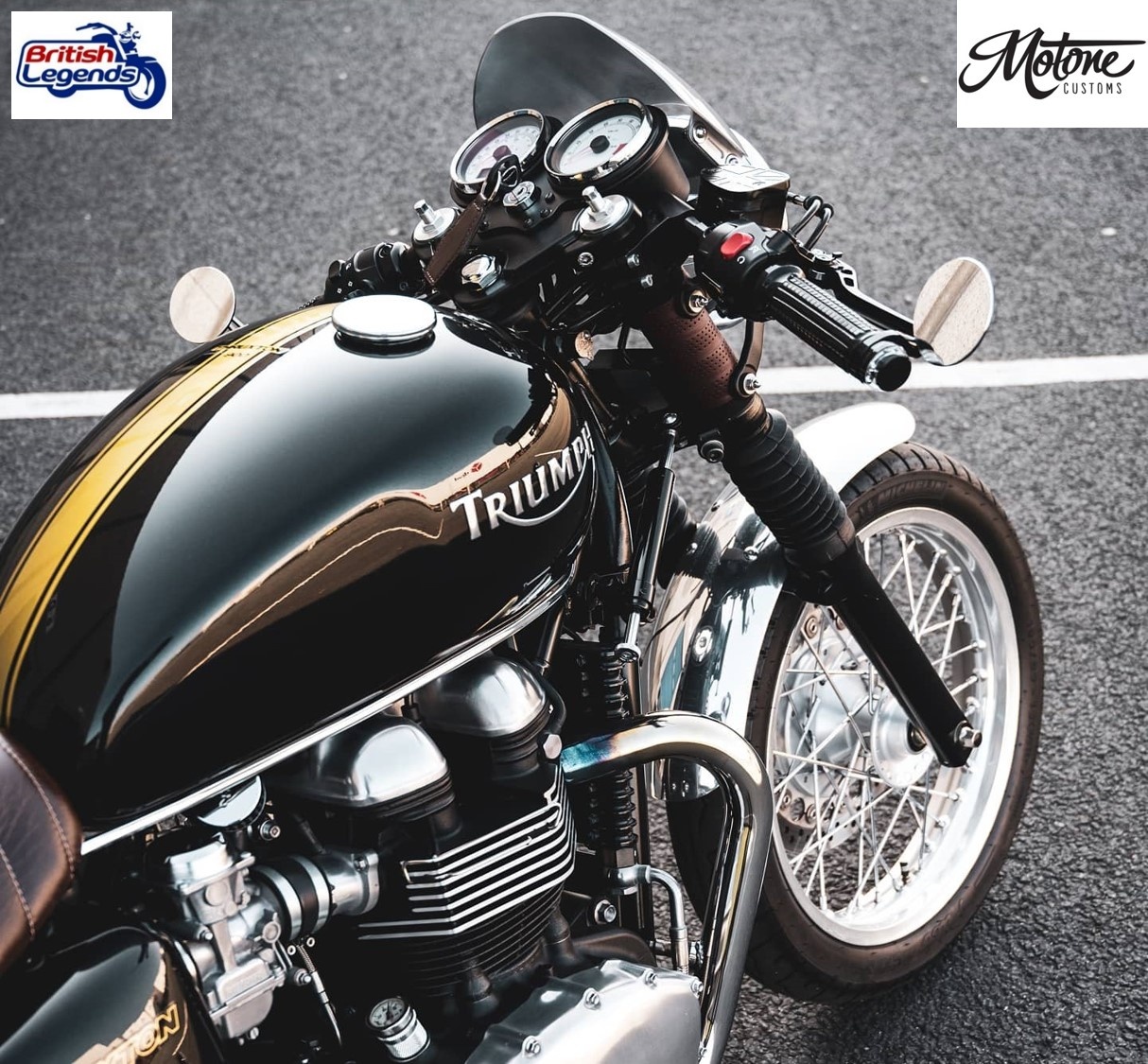 Guardabarros delantero para Triumph Twins