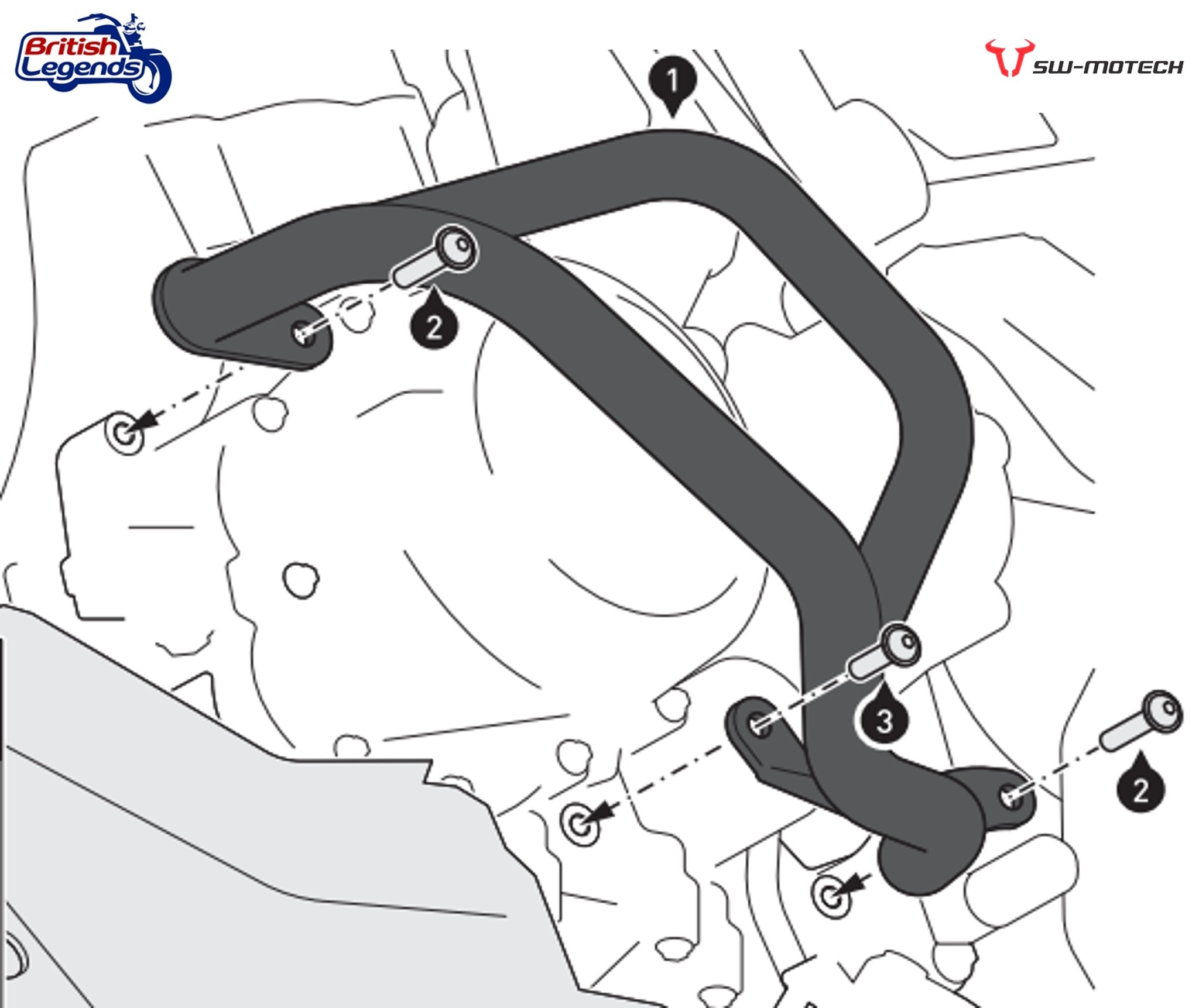 Barres de Protection Moteur Triumph Tiger 1200