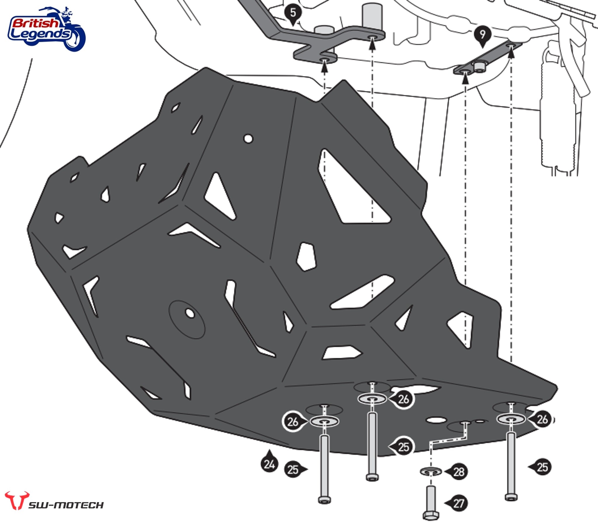 Heavy-Duty Sump Guard for Tiger 1200