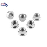 Juego de Seis Tuercas de Corona de Inox