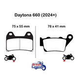 Pastillas sinterizadas para Triumph Daytona 660