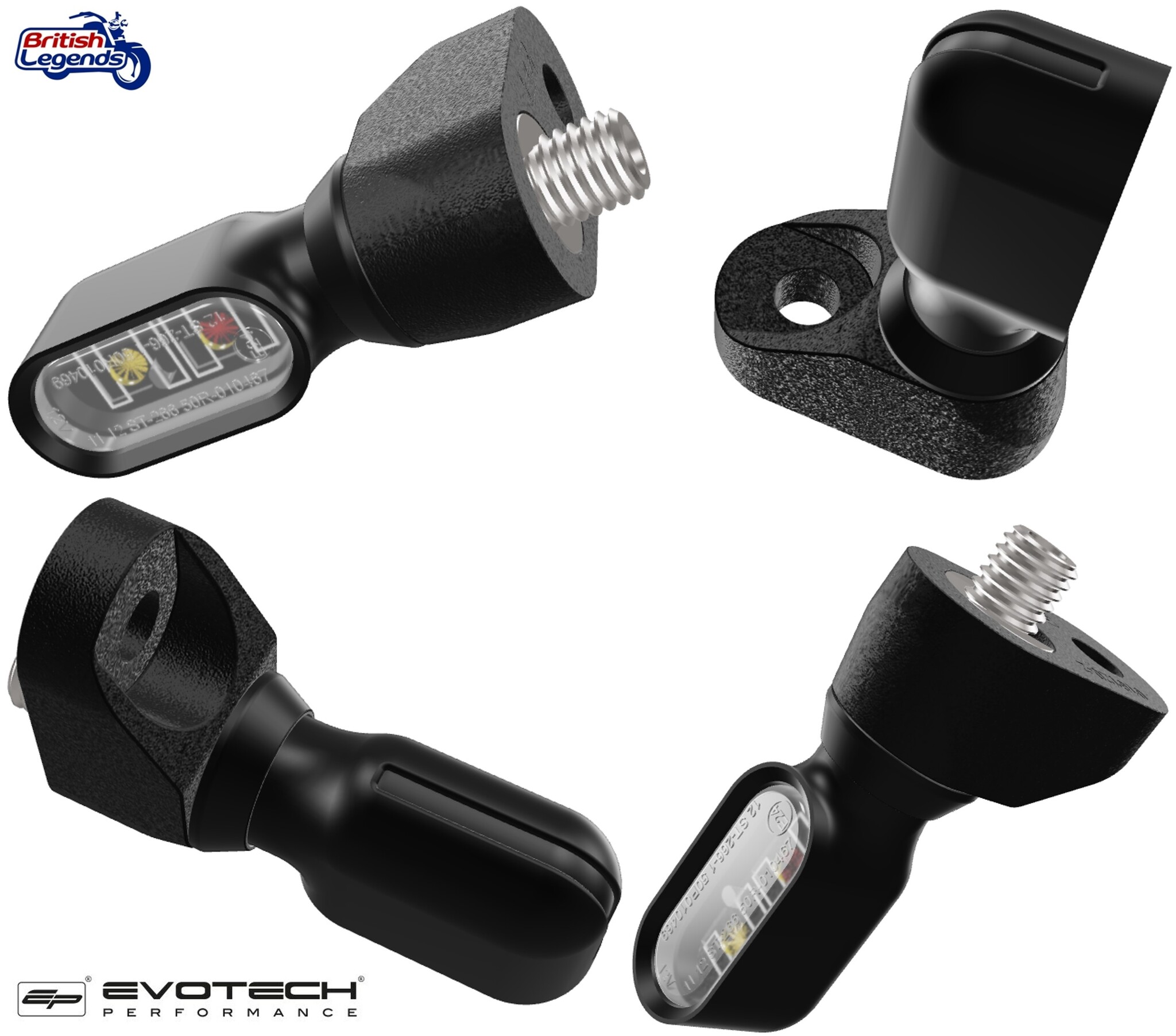 Jeu de 4 Clignotants LED Montage Spécial Triumph