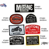Écussons Tissés Motone Customs (Choix de Dessins)