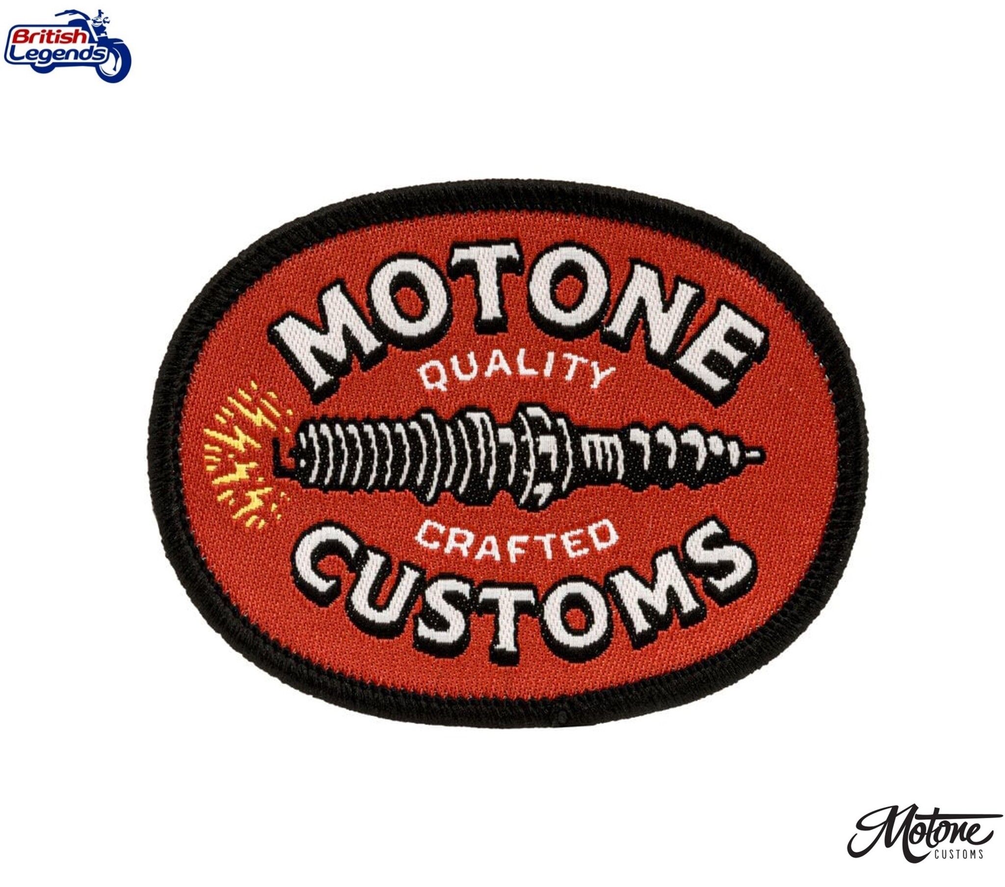 Parches Tejidos de Motone Customs (Diseños a Elegir)