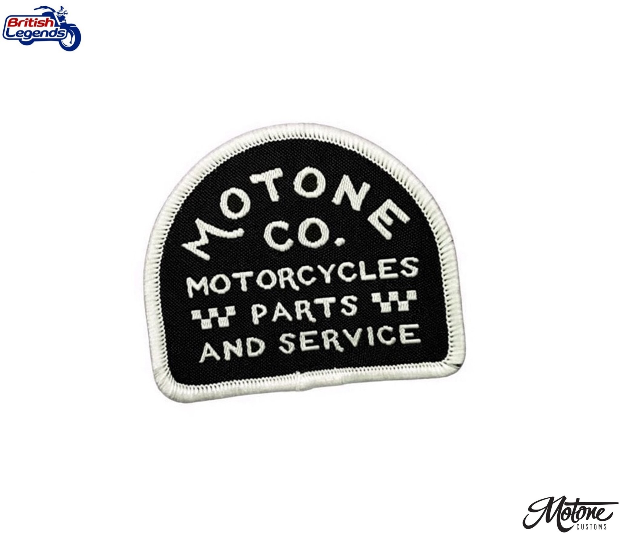 Écussons Tissés Motone Customs (Choix de Dessins)