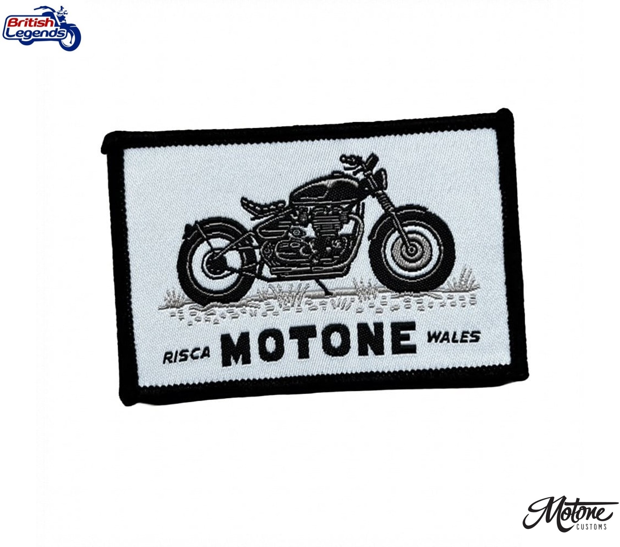 Woven Patches by Motone Customs (Choice of Designs)