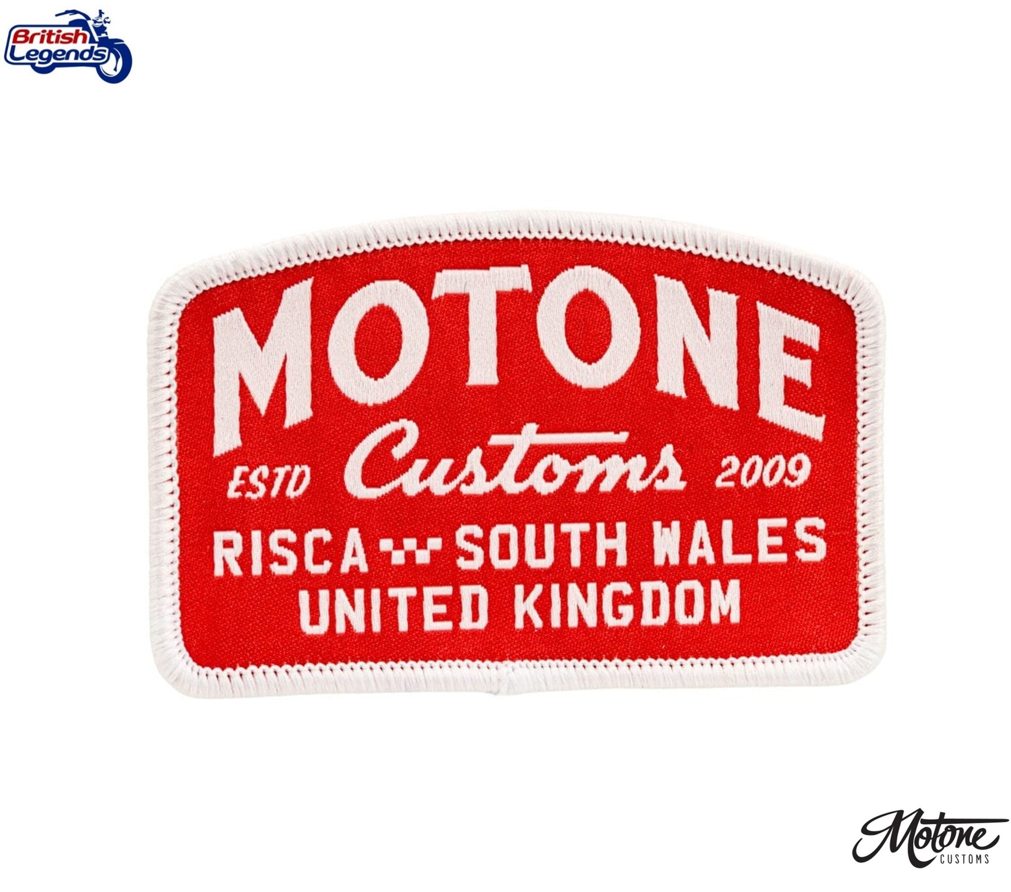 Woven Patches by Motone Customs (Choice of Designs)