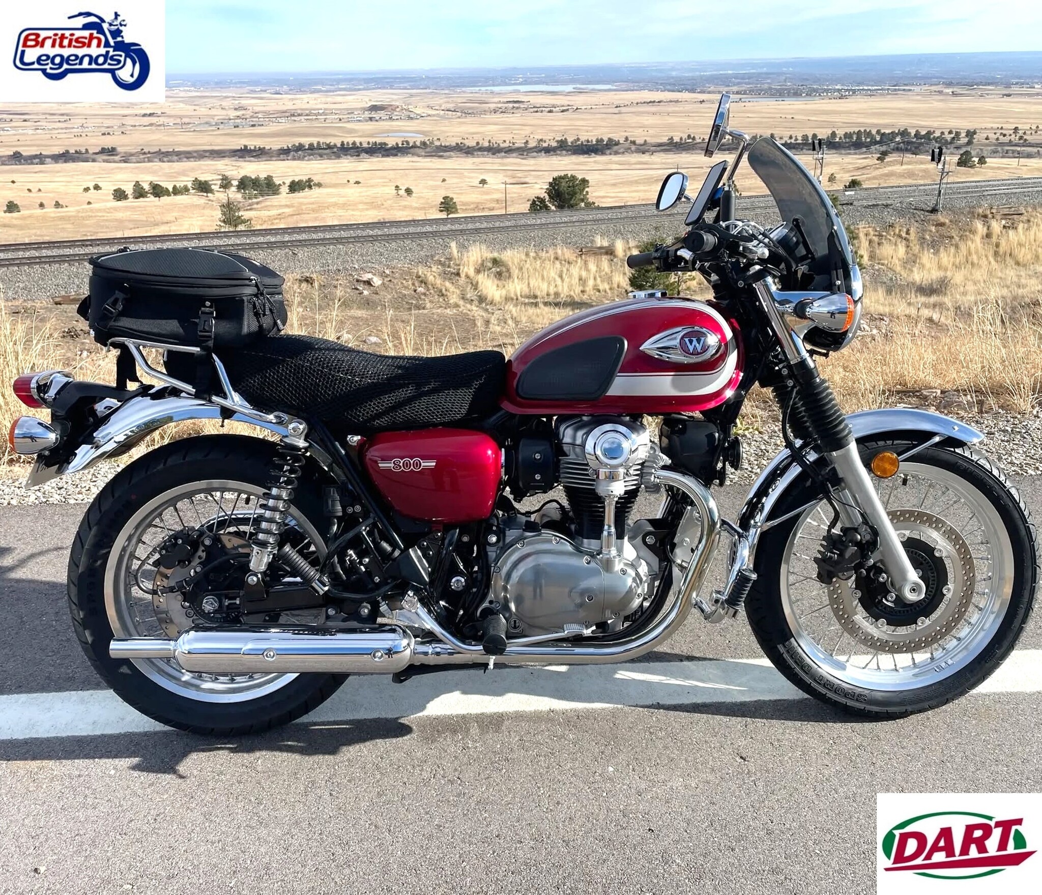 Flyscreen for Kawasaki W650 and W800