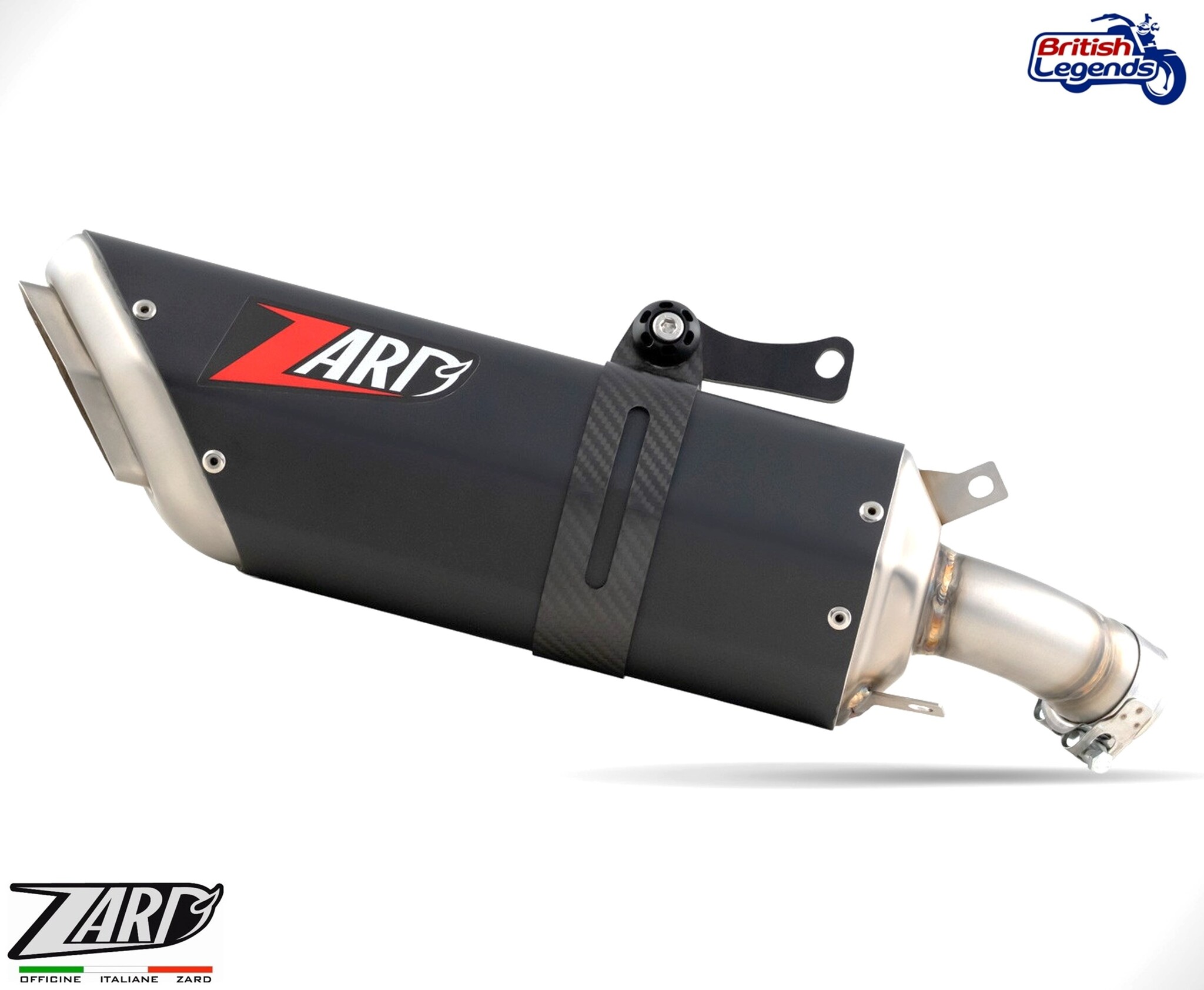 Silencieux Inox Zard pour Triumph Tiger Sport 800